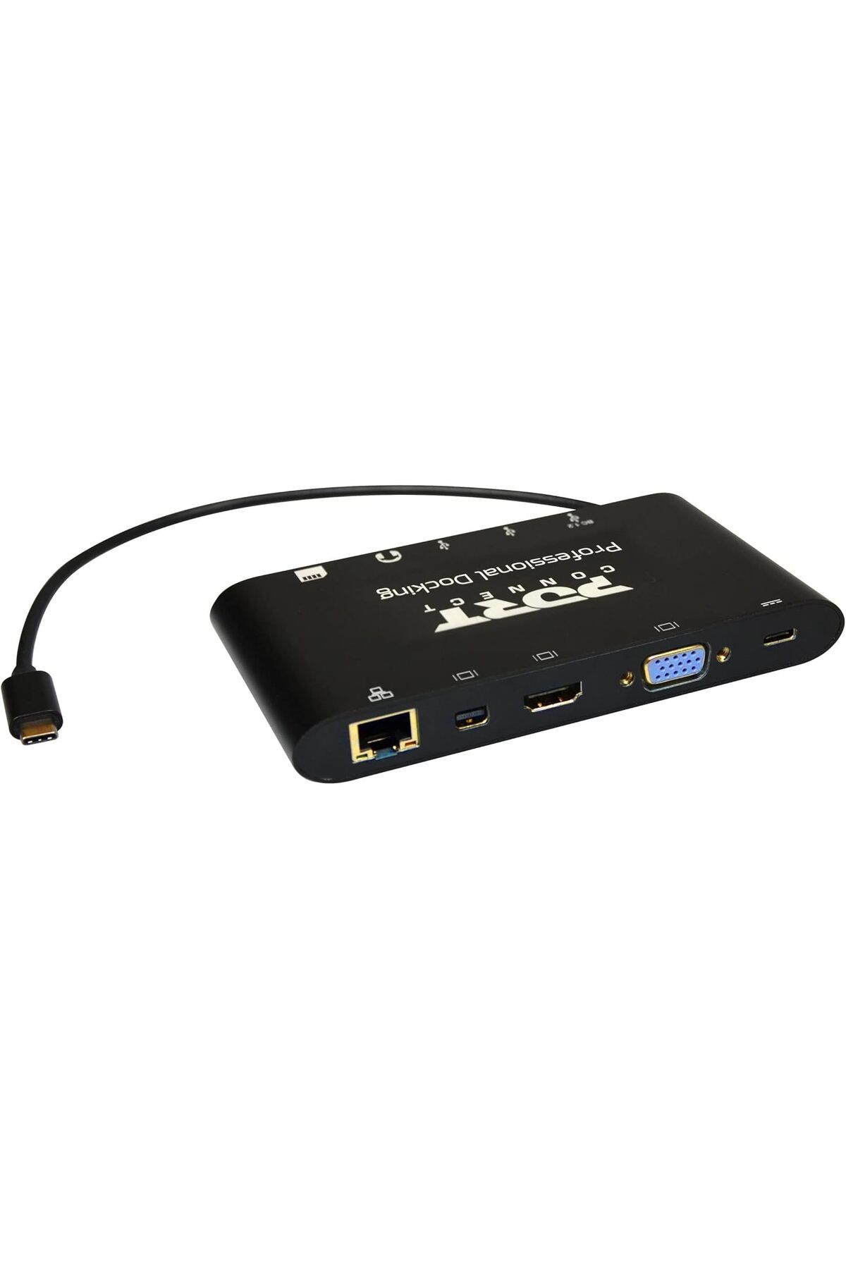 PORT DESIGNS-Port Type-C Travel Docking Station with Power Delivery. 4K SINGLE Video Display Out Via VGA-DisplayP 2