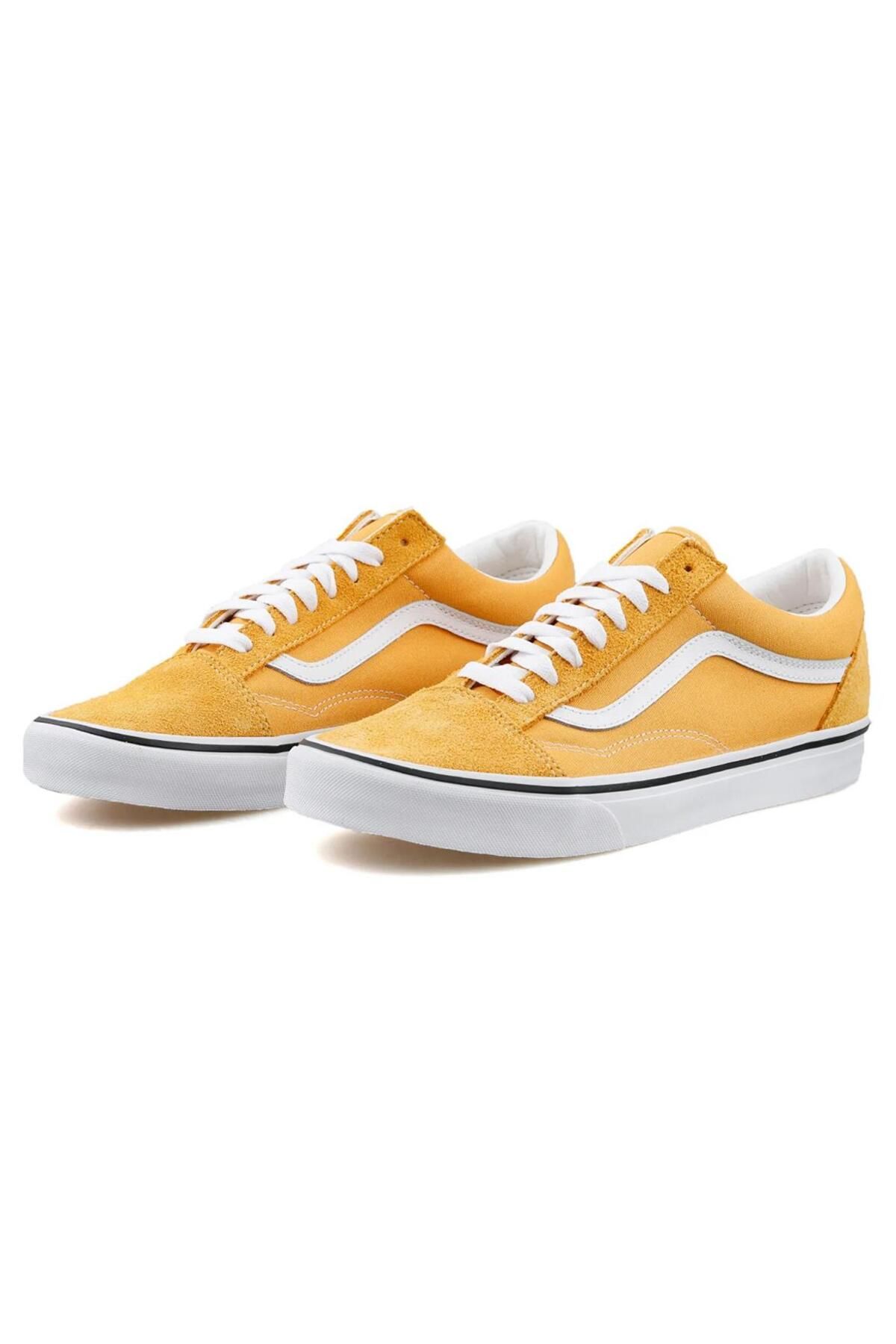 اسنیکر طلایی مردانه و زنانه مدرسه قدیمی اورجینال Vans