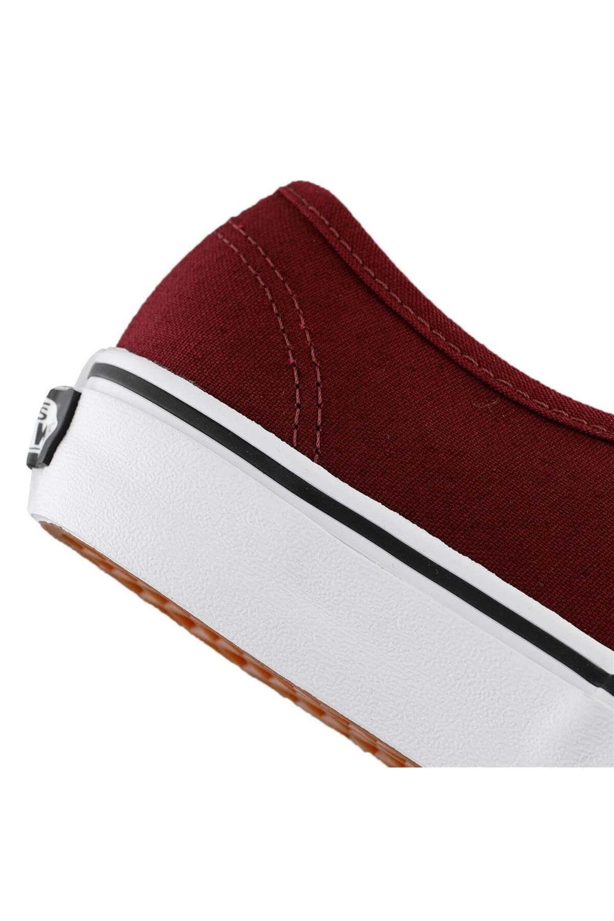 اسنیکر مشکی مردانه و کتانی راحتی بند دار شرابی سفید ونس برند US Vans