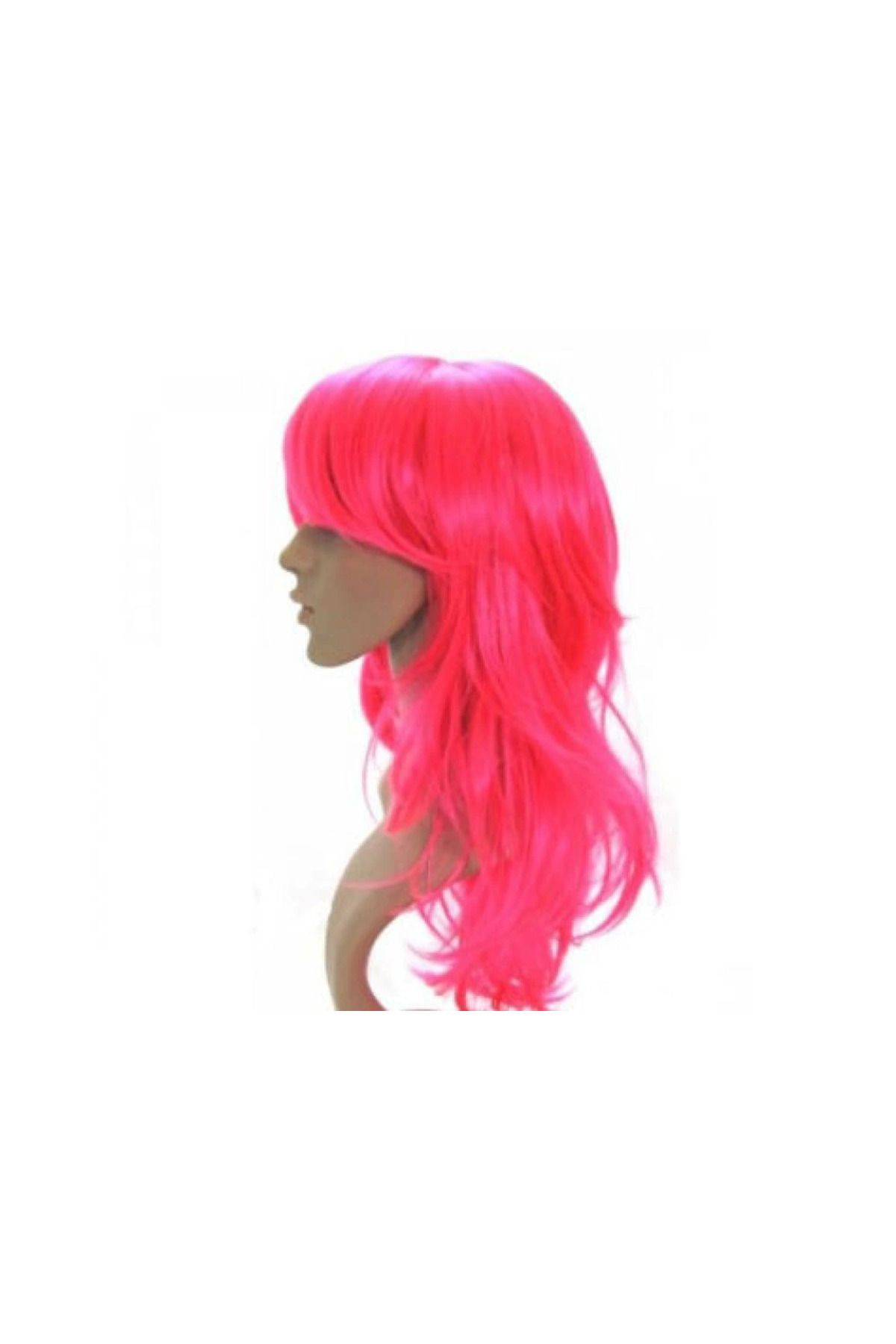 MELFSHOP Uzun Peruk Saç - Pembe (336336)