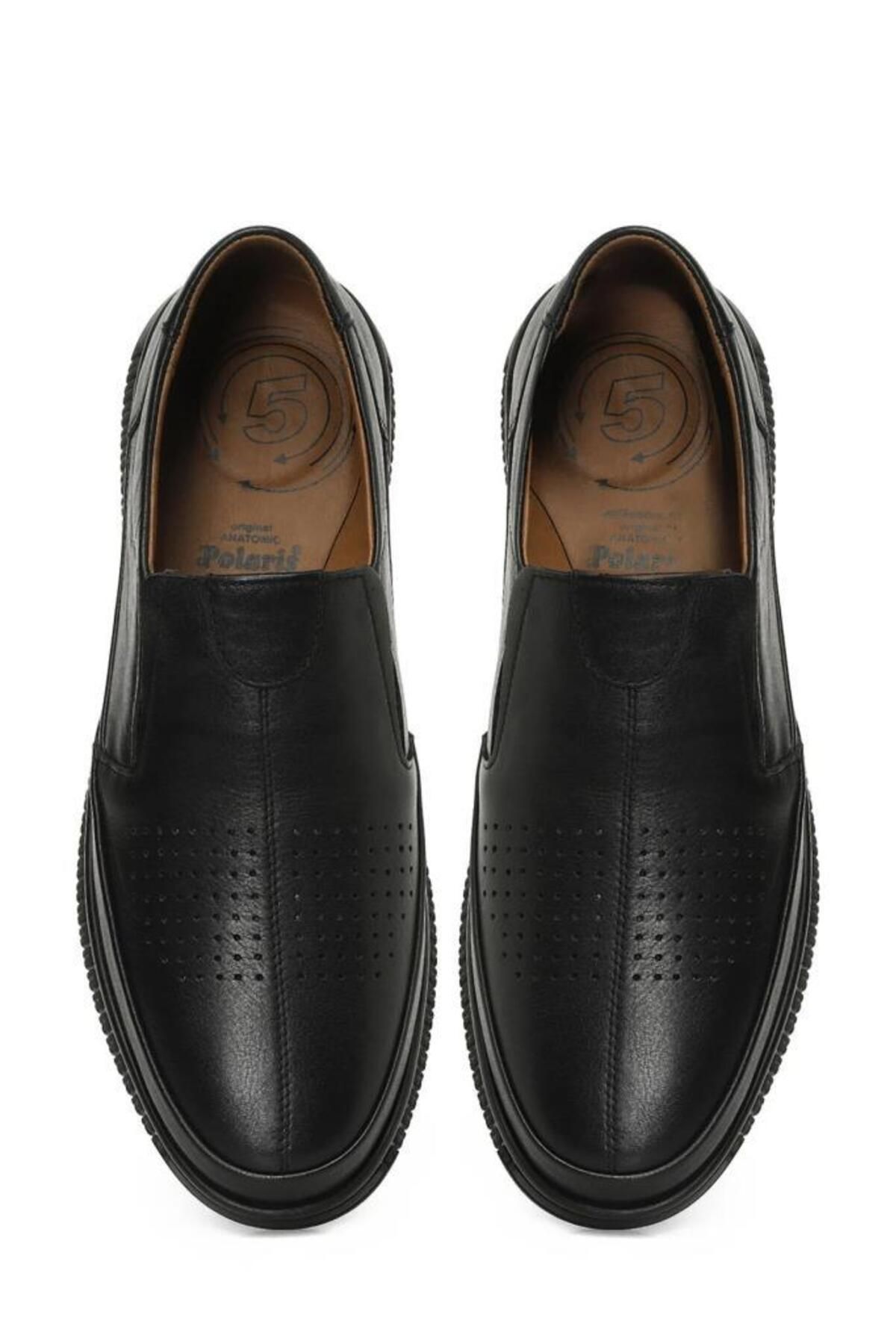 Polaris-108003   Orthopedic 5 Point Men's Casual Leather Shoes 4