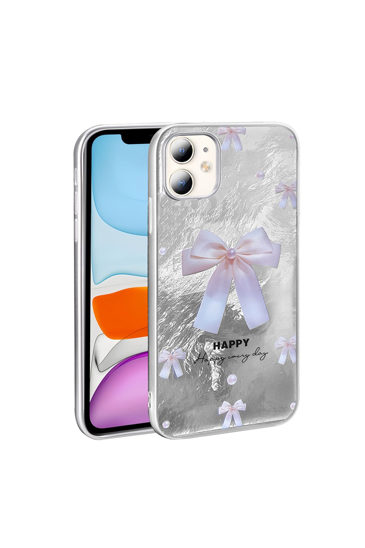 Ummeslem Apple iPhone 11 Cep Telefonu için Uyumlu Kılıf Desenli Mep Kapak