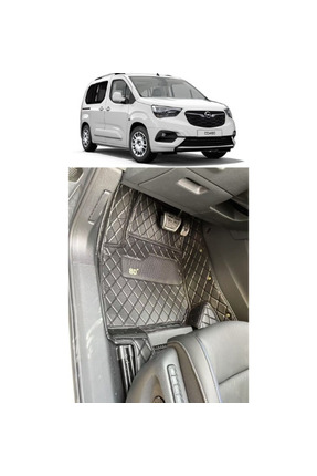 8D Opel Combo 2019-2025 Arası Aracına Özel 8d Tek Katmanlı Havuzlu Paspas Takımı