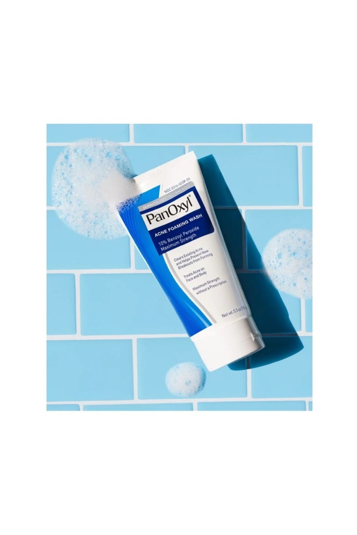 panoxyl-بانوكسيل غسول رغوي لعلاج حب الشباب بتركيز 10% من بنزويل بيروكسيد، قوة قصوى 156 جرام 4