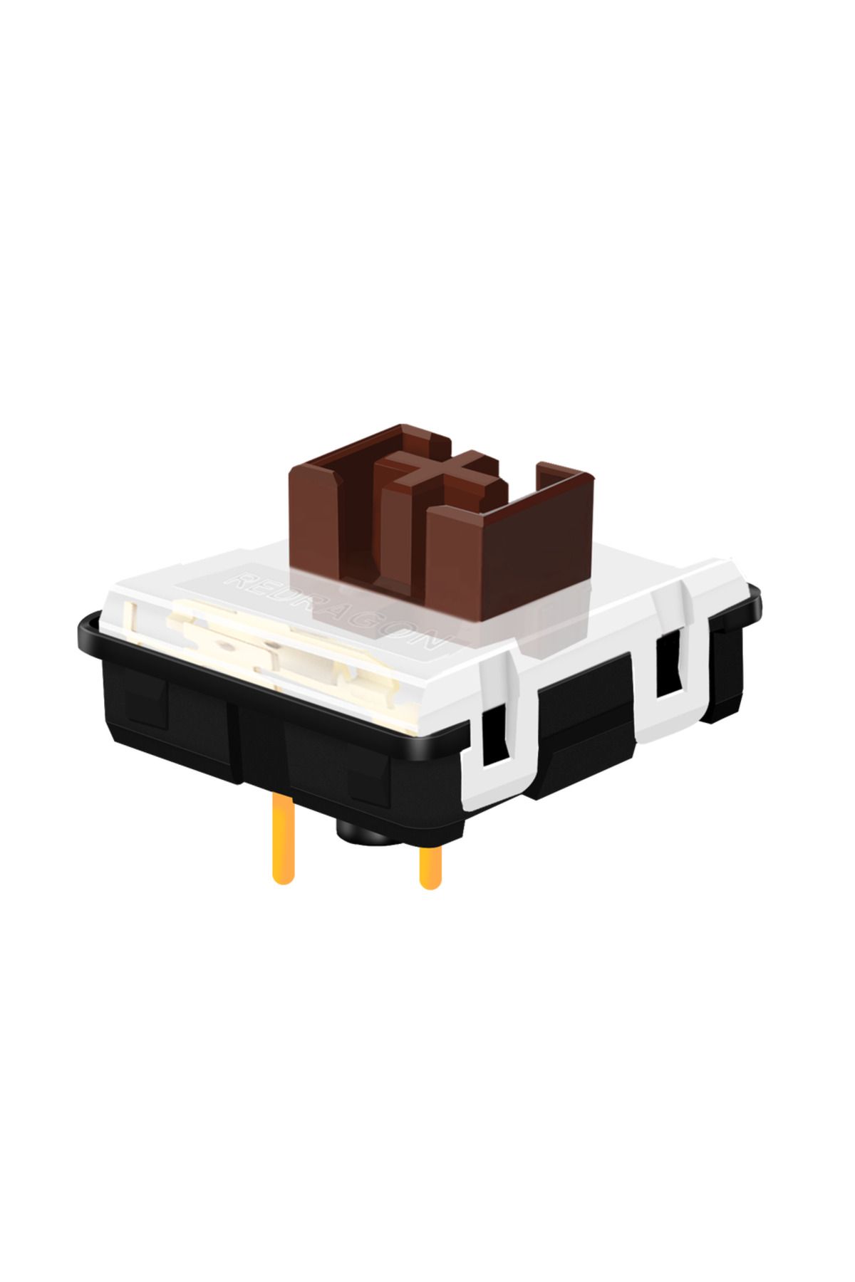 Choice-100 قطعة من مفاتيح REDRAGON SMD RGB MX ذات المظهر المنخفض مقاس 5.5 بوصة، ذات 3 دبابيس، تعمل باللمس الخطي، صامتة، ميكانيكية 1