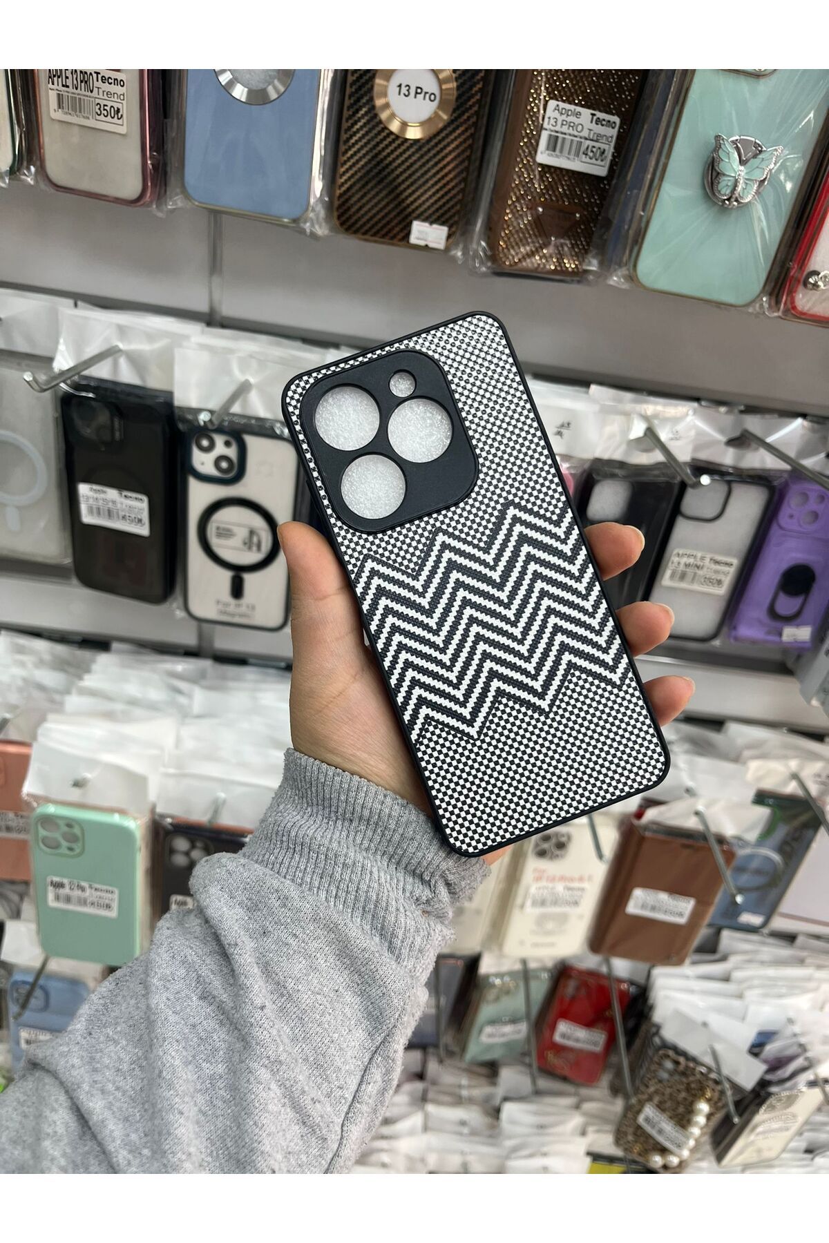 TECNOTREND İnfinixs Hot 40İ Premium Karbon Silikon Kılıf
