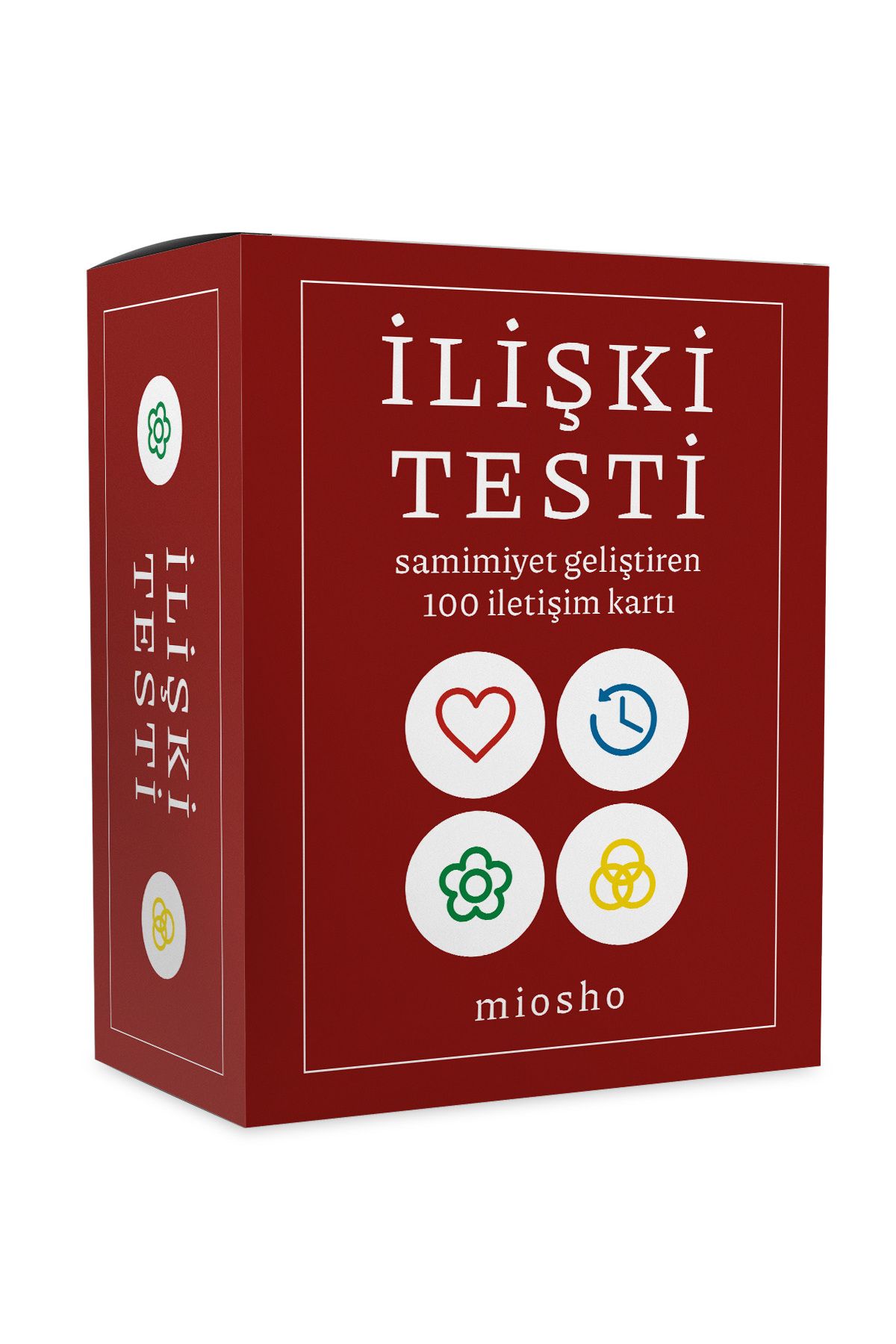 İlişki Testi - Çiftler için Samimiyet Geliştiren 100 İletişim Kartı - 4 Kategori - Konuşma Kartları