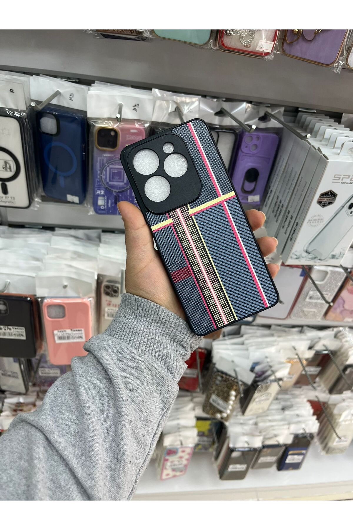 TECNOTREND İnfinixs Hot 40 Pro Premium Karbon Silikon Kılıf