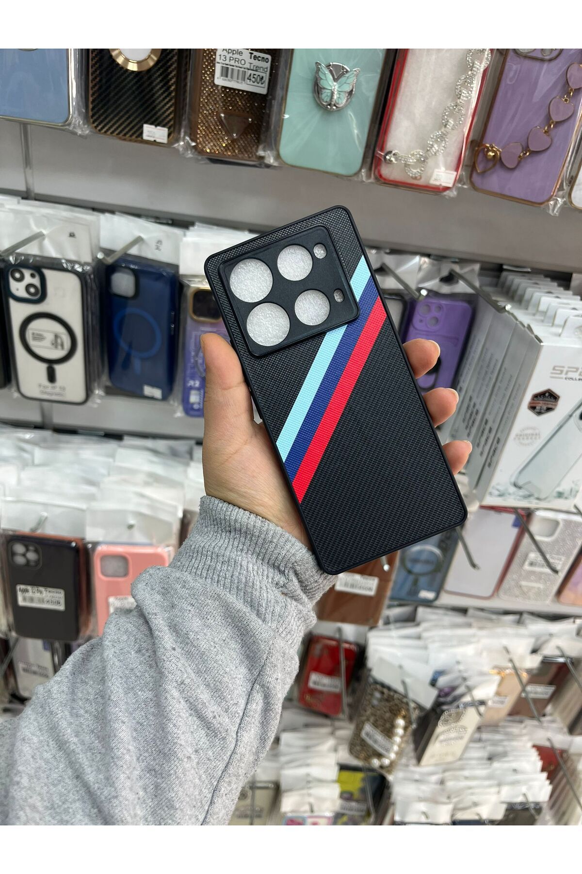 TECNOTREND İnfinixs Note 40 Pro Premium Karbon Silikon Kılıf