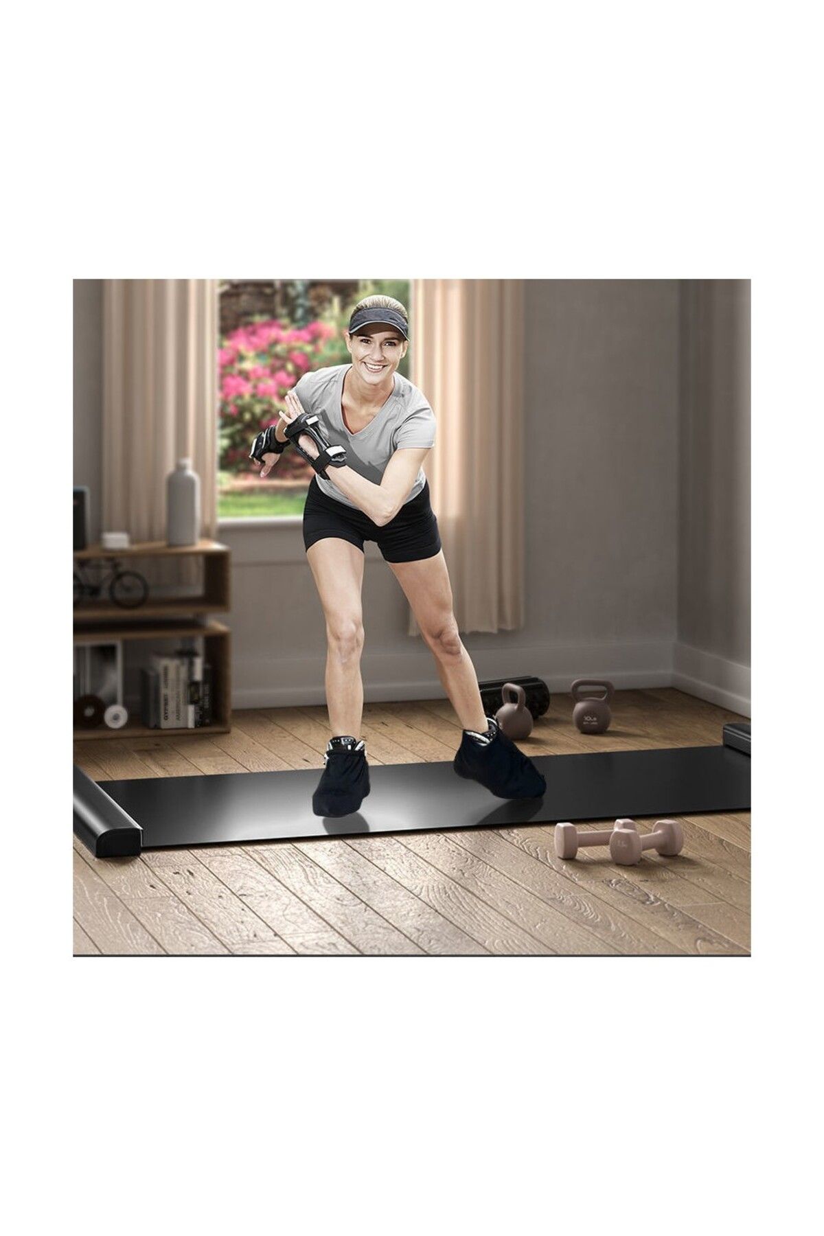 Obay Spor Fitness Kapalı Ev Kaydırıcı Paspas Mat
