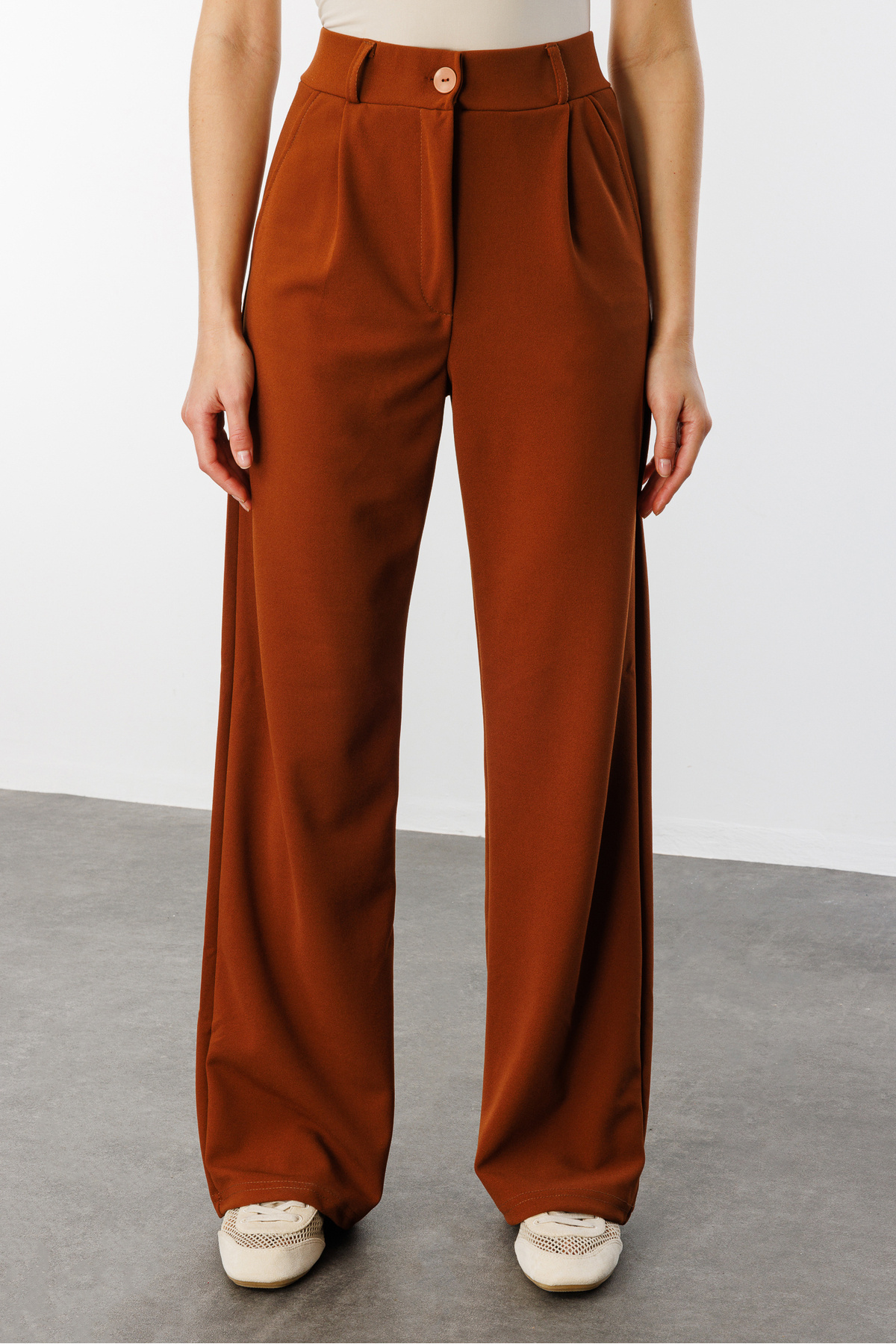 GENIUS STORE-Γυναικείο Oversize Παντελόνι Palazzo PANTALON-001 4