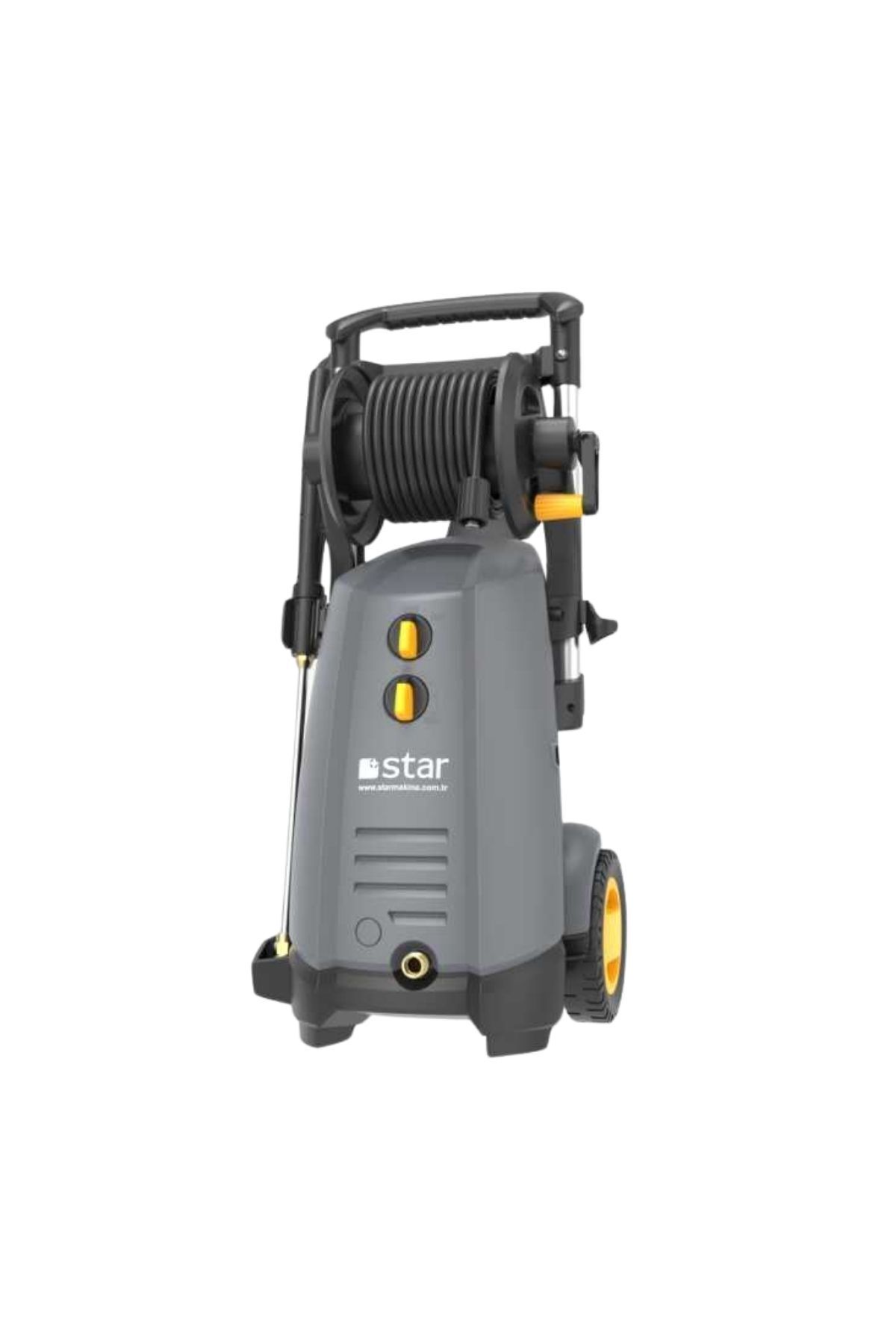 STAR MAKİNA 3000W Elektrikli Yüksek Basınçlı Yıkama Makinesi 180 Bar Köpük Aparatlı ve Nozullu
