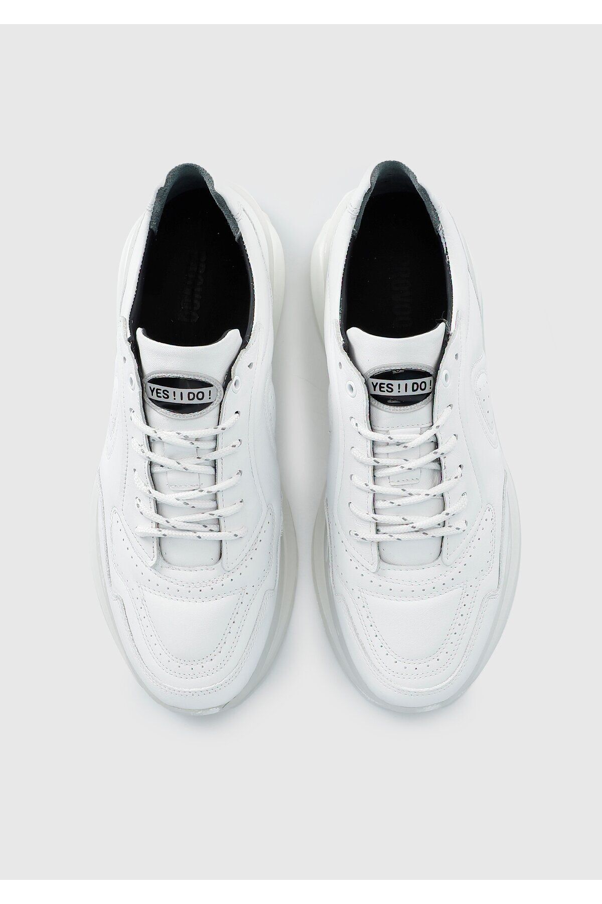 Provoq-Leather White Men's Shoes 5