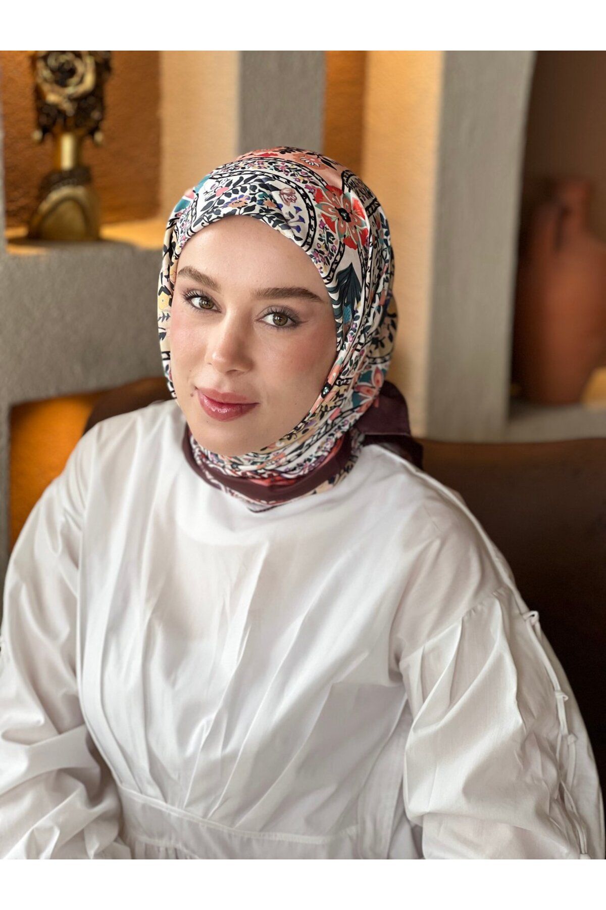 Modakaşmir-Abelia Tanca Silky Scarf 3