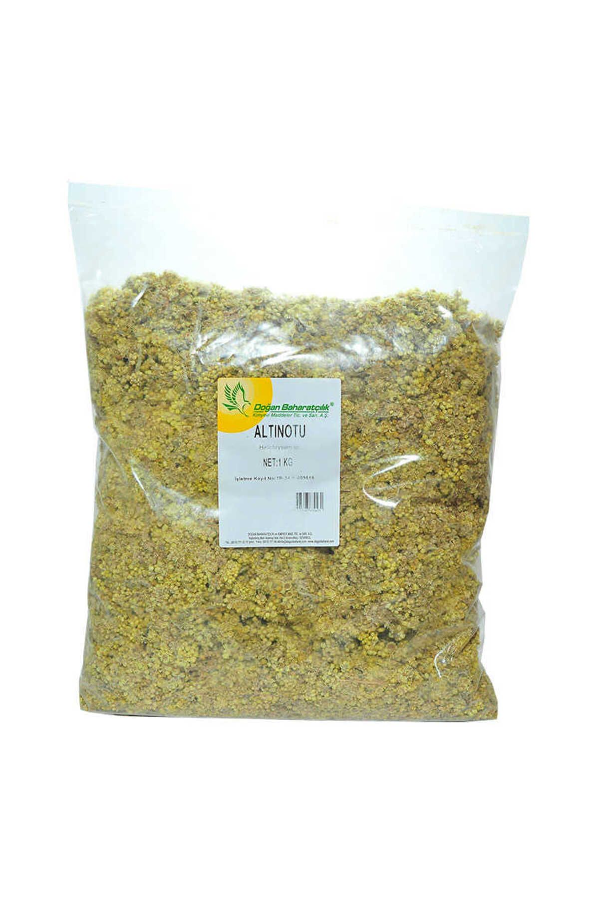 Lisinya Altın Çiçeği Otu Doğal Ölmez Çiçek 1000 Gr Paket