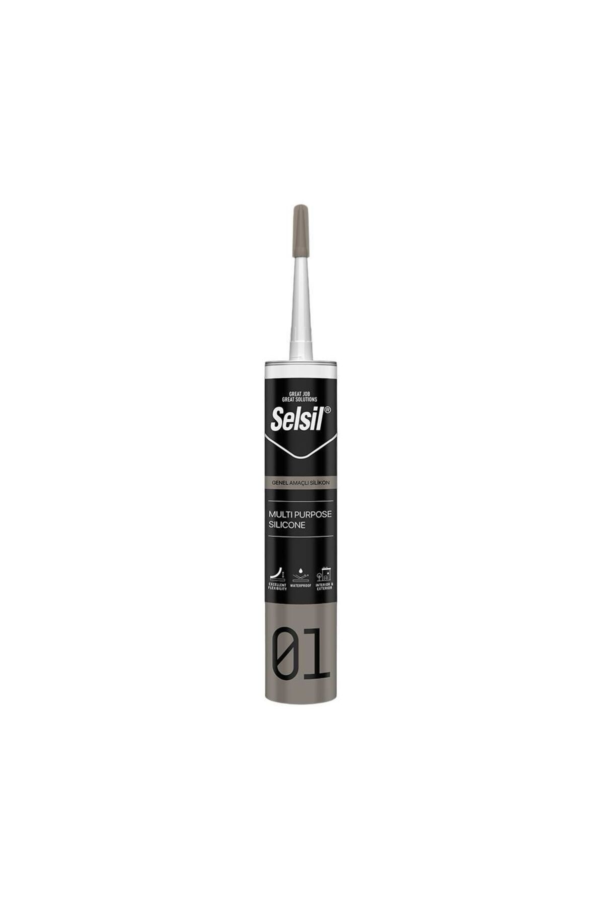 NEZADE STORE Selsil 01 Silikon Genel Amaçlı Beyaz 280 gr