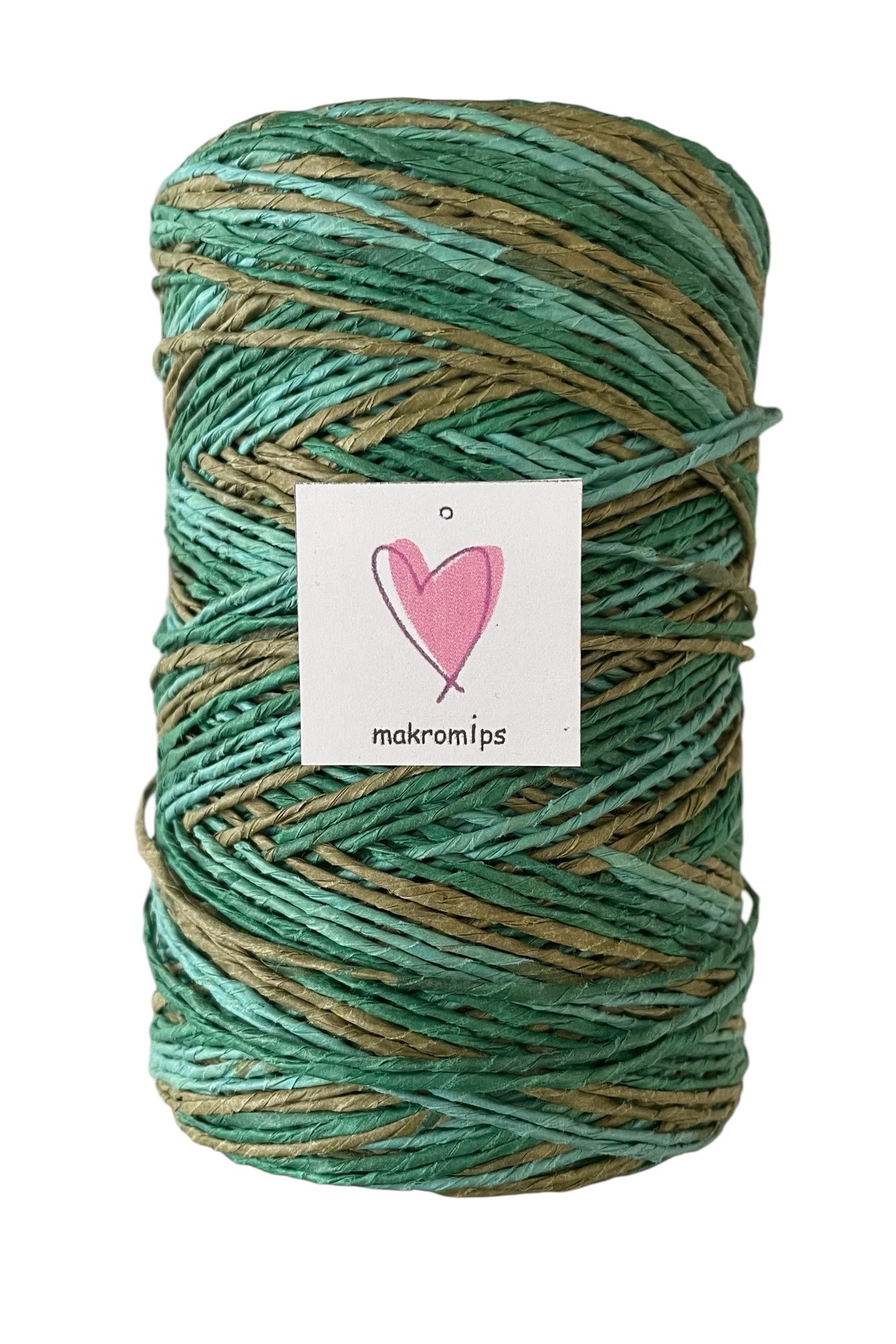 Makromİps PREMİUM MİX ÇOK RENKLİ EBRULİ KAĞIT İP(200 gr 390 m +-20 ...