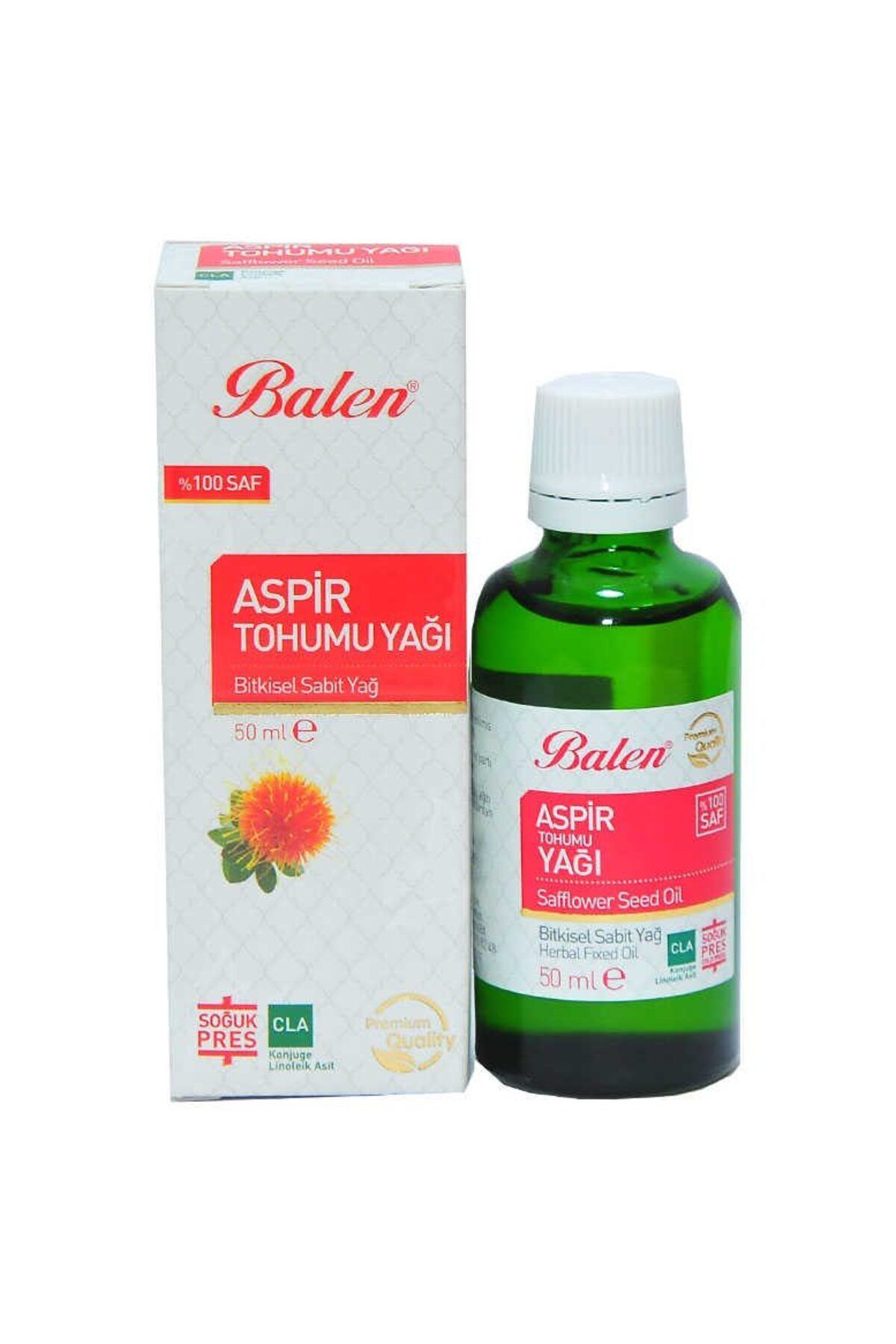 Lisinya Aspir Tohumu Yağı Soğuk Pres 50 ML Cam Şişe