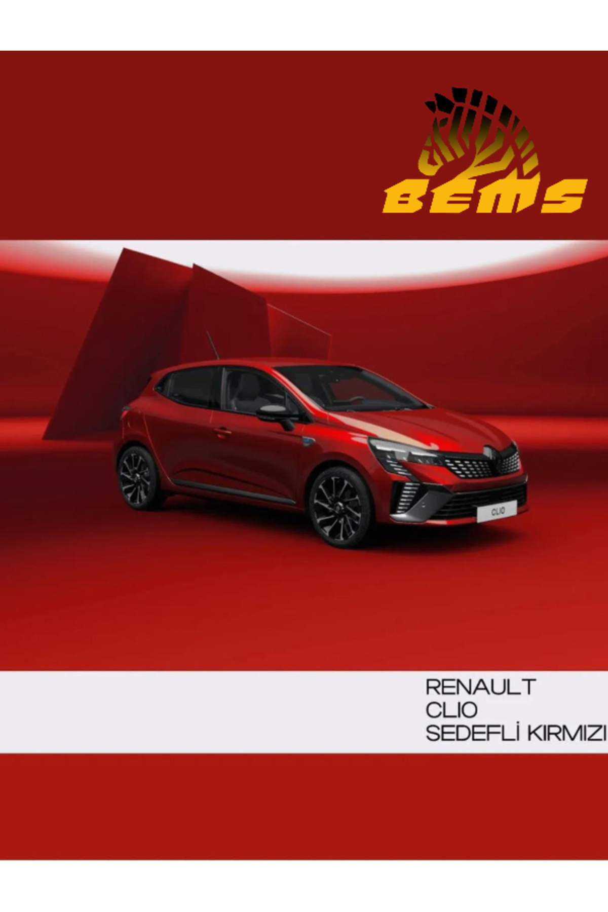 AKZONOBEL Renault Clio Nnp Sedefli Alev Kırmızı - Rötuş Boyası Çift Şişe 30ml/30ml. Ve Rötüş Çeliği