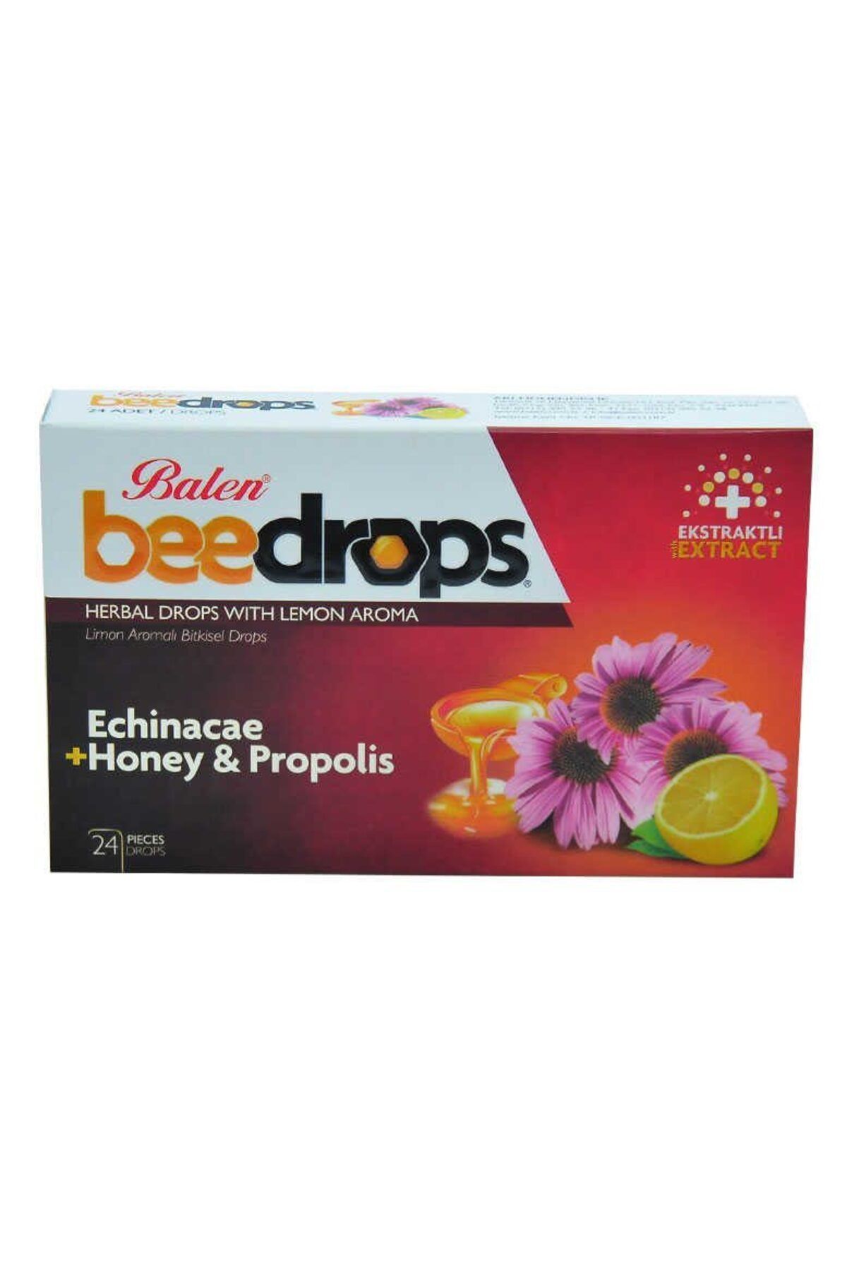 Lisinya Limon Aromalı Bitkisel Drops 24Adet