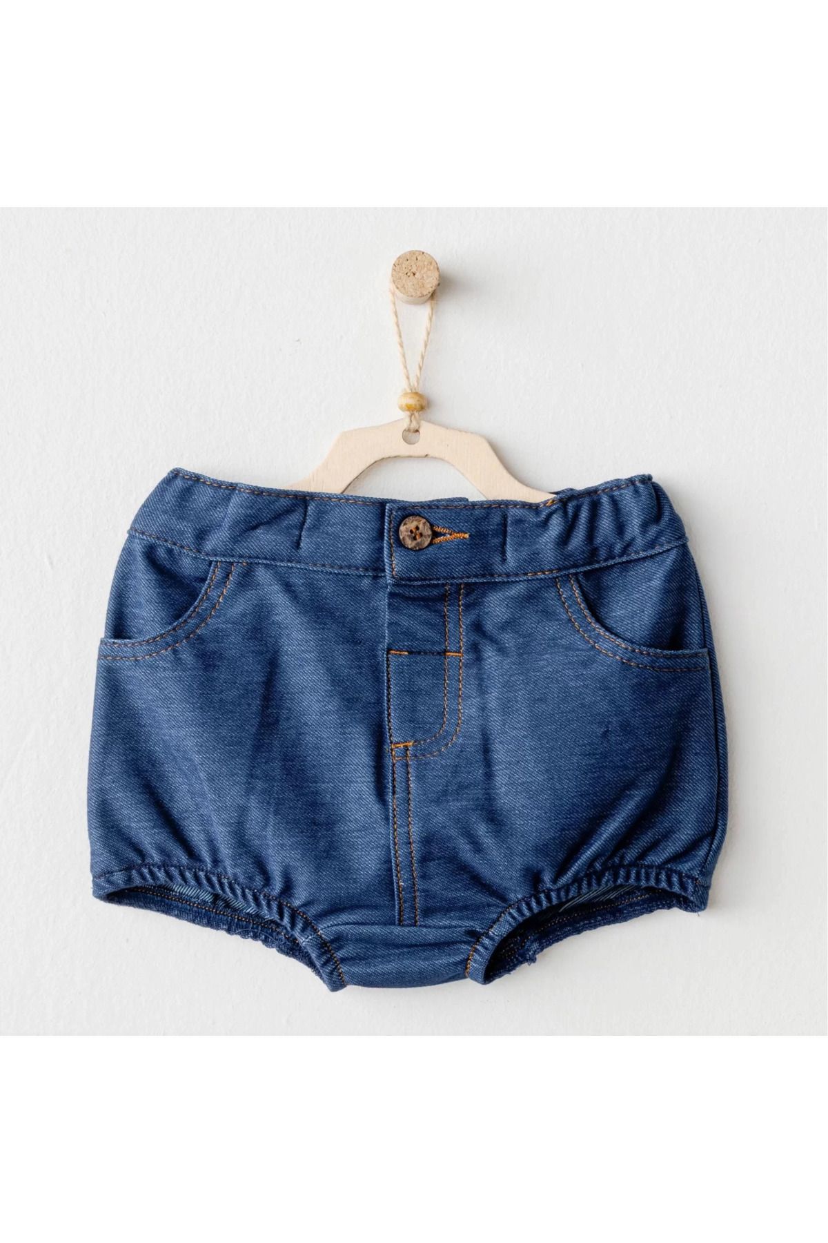 RUBY BOUTİQUE Andywawa Ac25933 Casual Bebek Şort İndigo