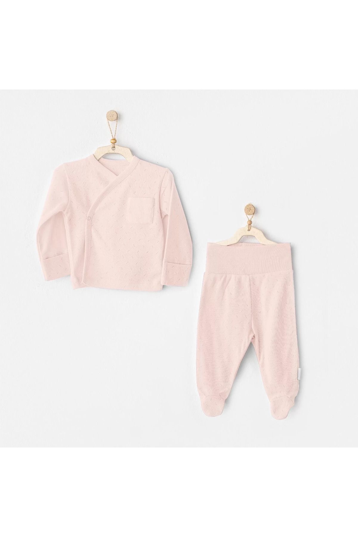 dalinda Andywawa Ac25557 Side Snap Set 2'li Zıbın Takım Pink
