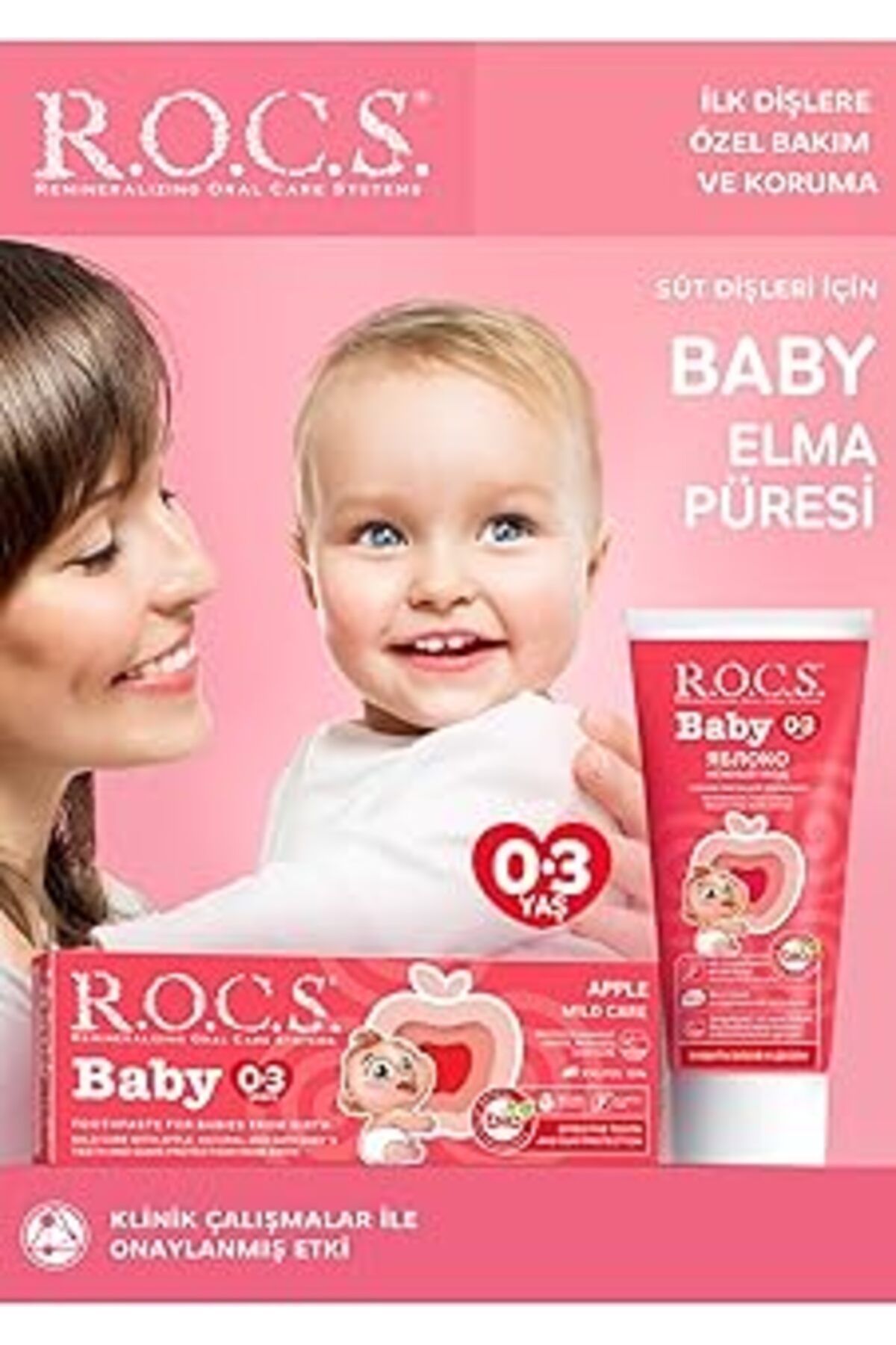 Pazarcan Baby Diş Macunu Püresi 0-3 Ay