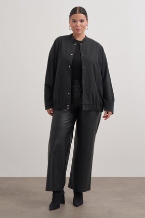 Myline Astarlı Cep Detaylı Bomber Ceket