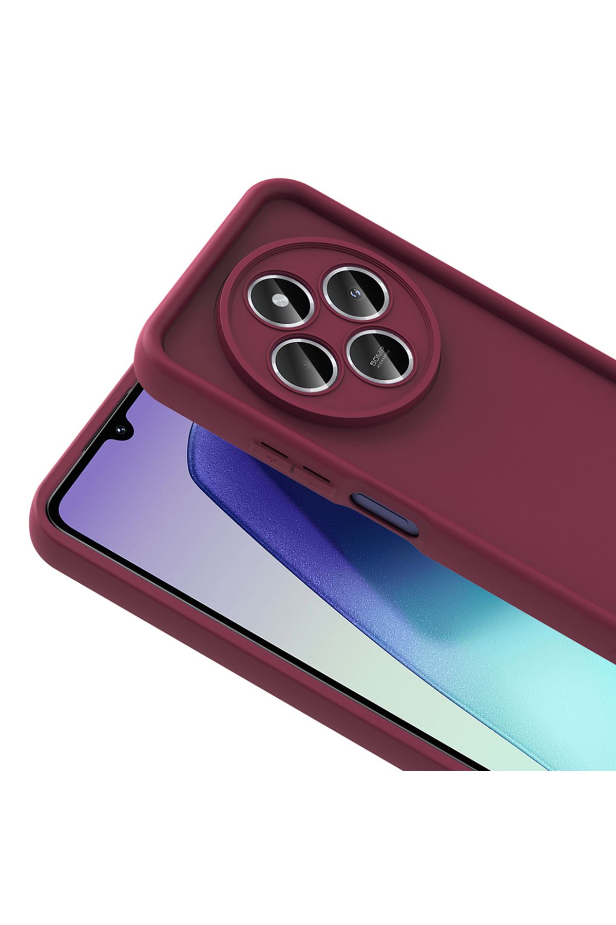 Zipax Xiaomi Redmi 14C Kılıf Silikon Kapak Zr-Ananas