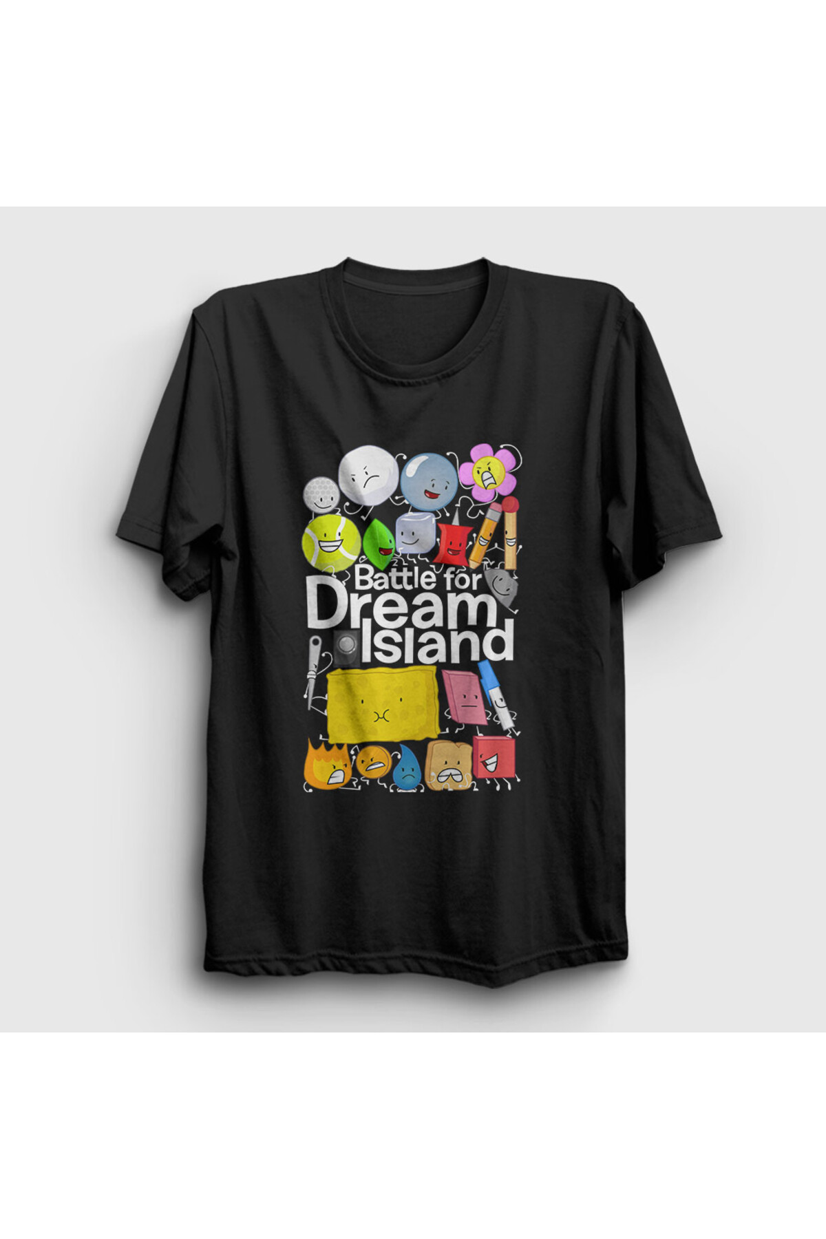 FortPeat Yesterday&TheSecretMelodiesグッズ Presmono Unisex Siyah Bfdi Battle For Dream Island T-Shirt