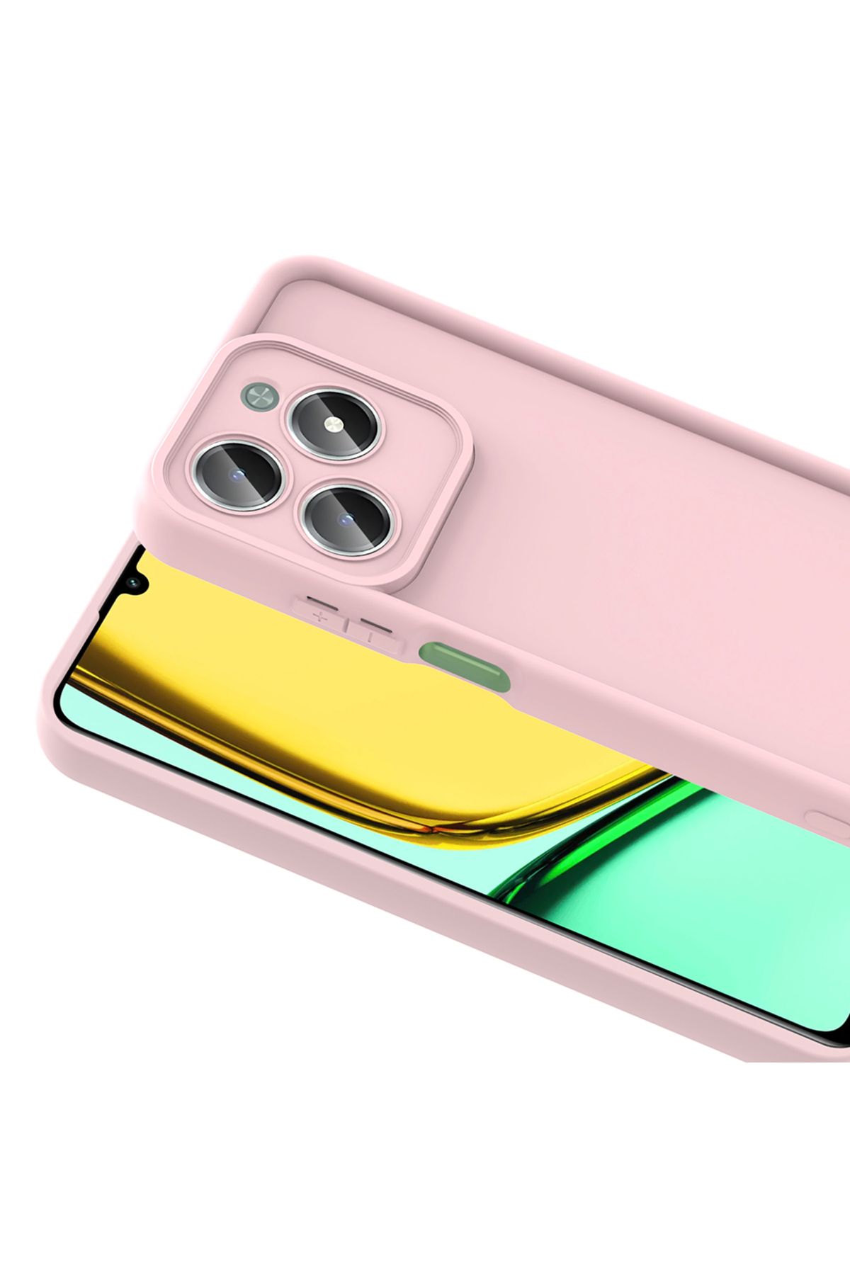 Zipax Realme C61 Kılıf Silikon Kapak Zr-Ananas