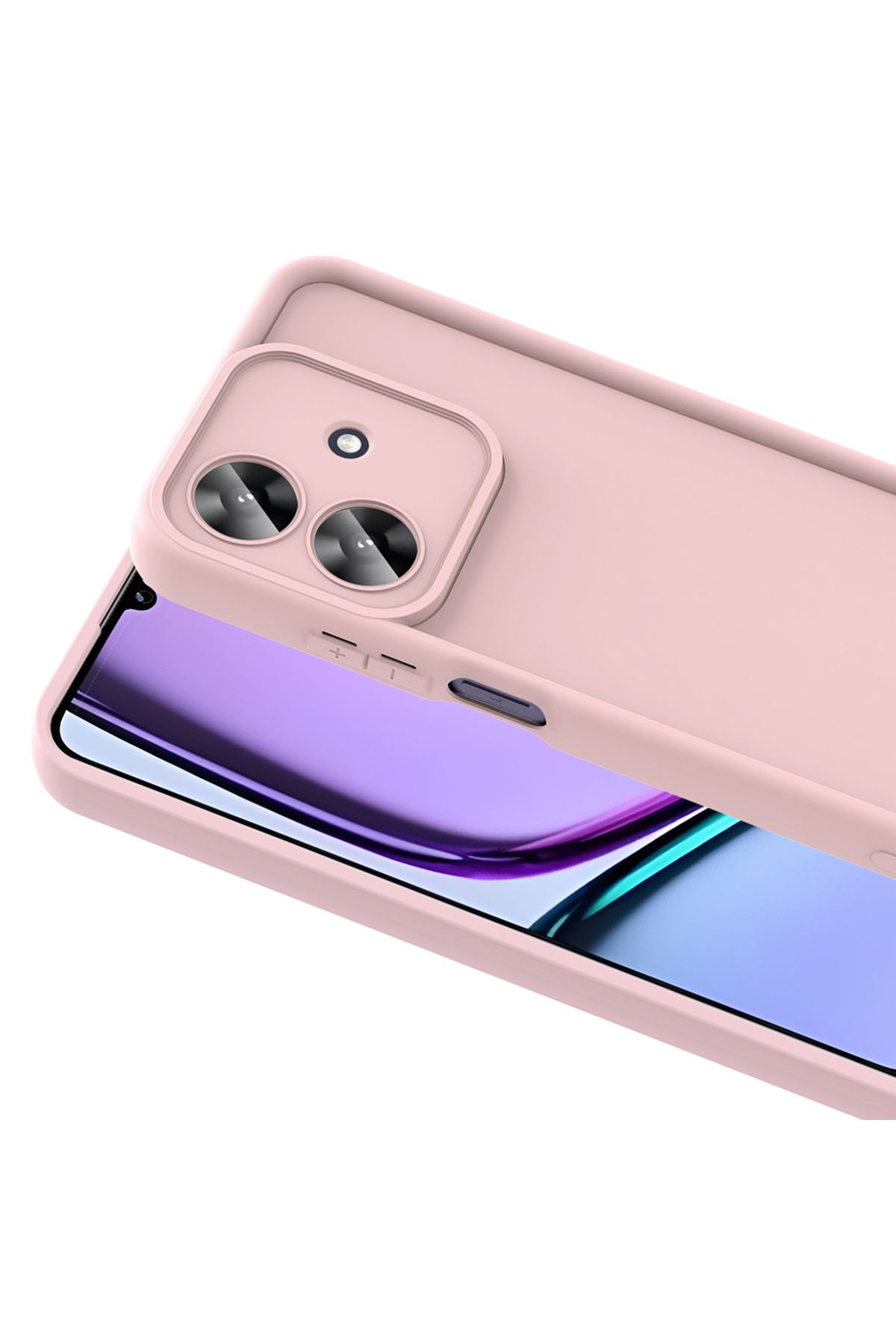 Zipax Realme Note 60 Kılıf Silikon Kapak Zr-Ananas