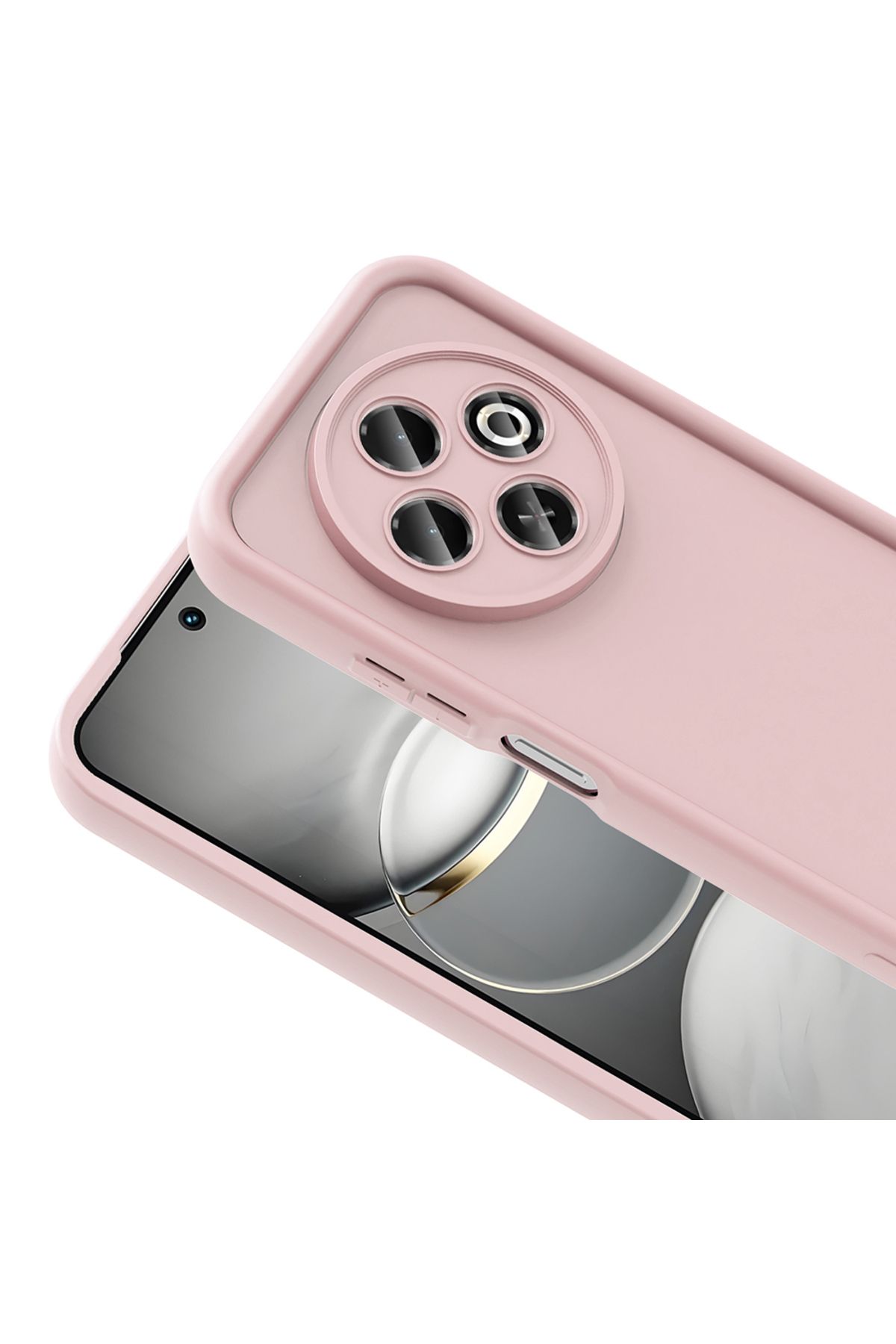 Zipax Tecno Spark 30C 4G Kılıf Silikon Kapak Zr-Ananas