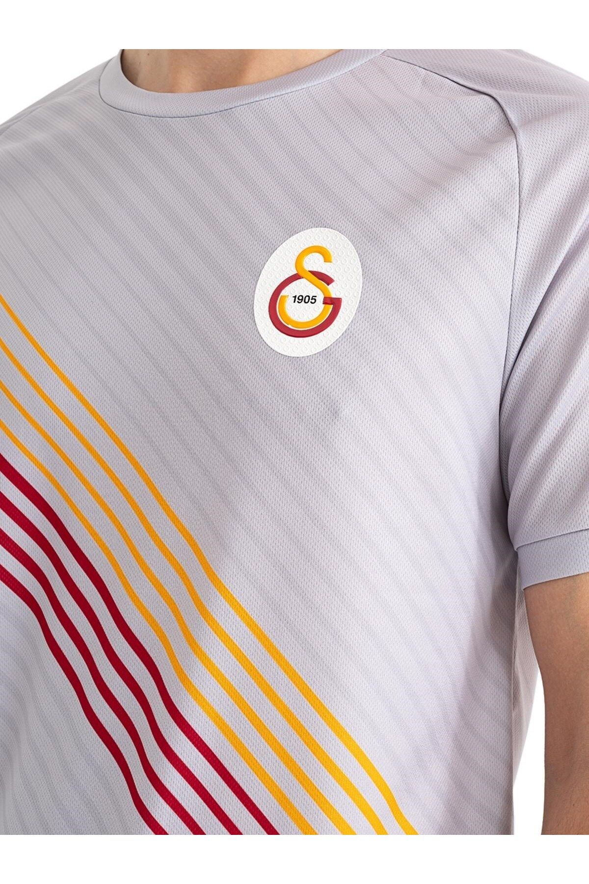 Galatasaray-Original Licensed Match Day Grey T-Shirt and Bracelet Set, Gift Presented in Wooden Box 8