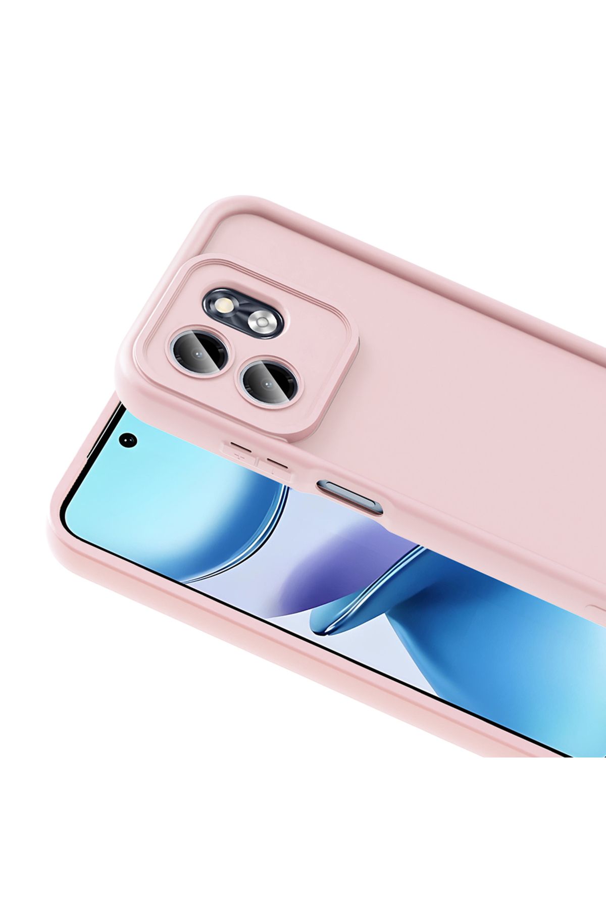Zipax İnfinix Smart 9 Kılıf Silikon Kapak Zr-Ananas