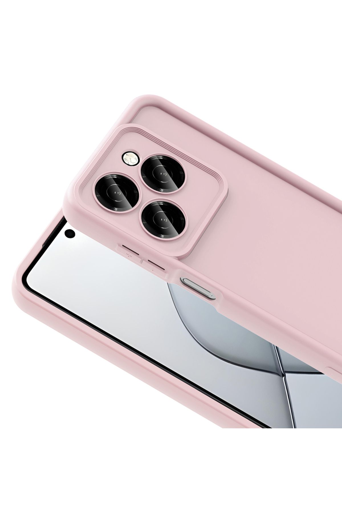 Zipax Tecno Spark 20 Pro 5G Kılıf Silikon Kapak Zr-Ananas