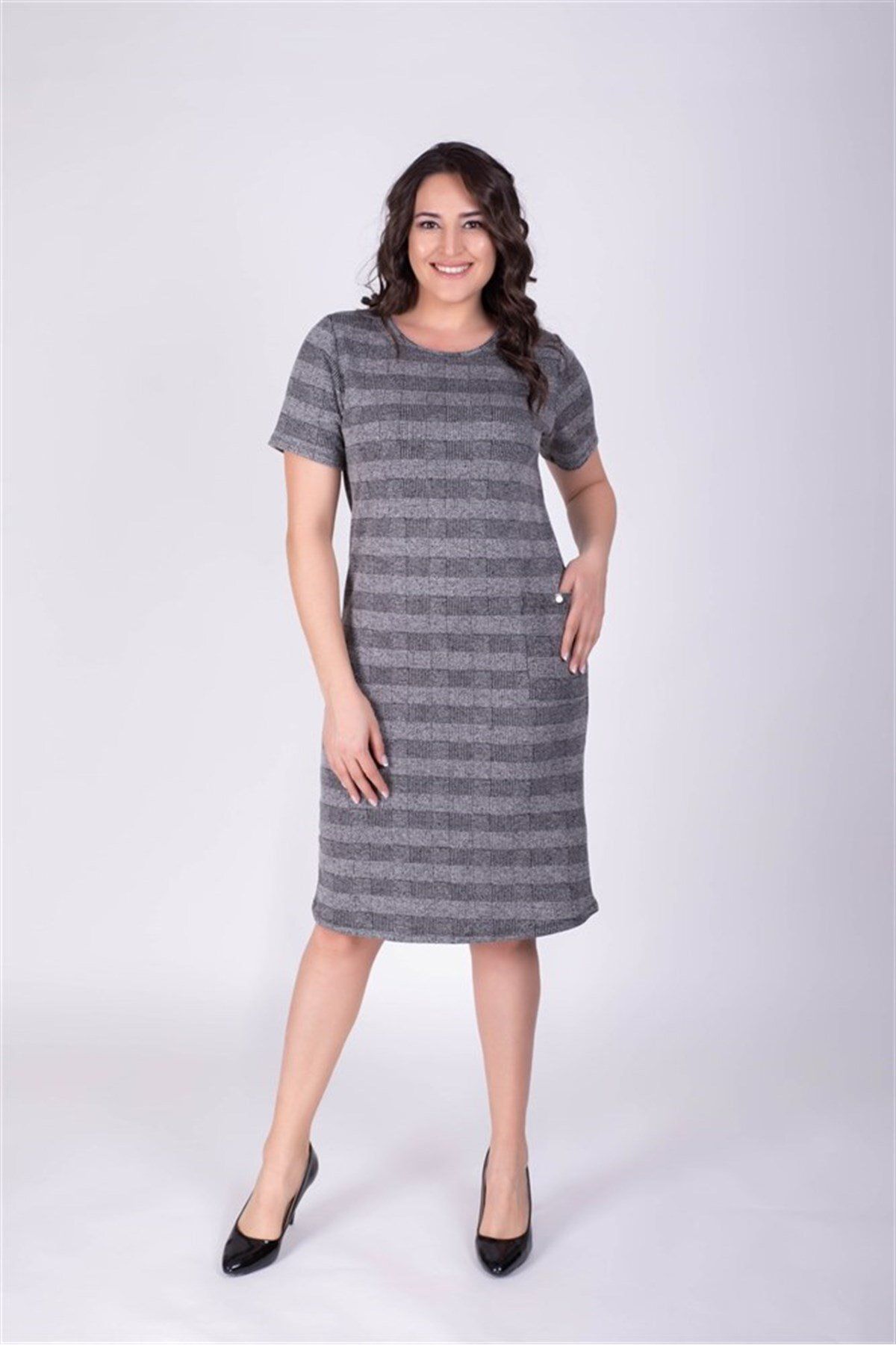 MYLİNE-Zipper Detailed Pocket Dress 3