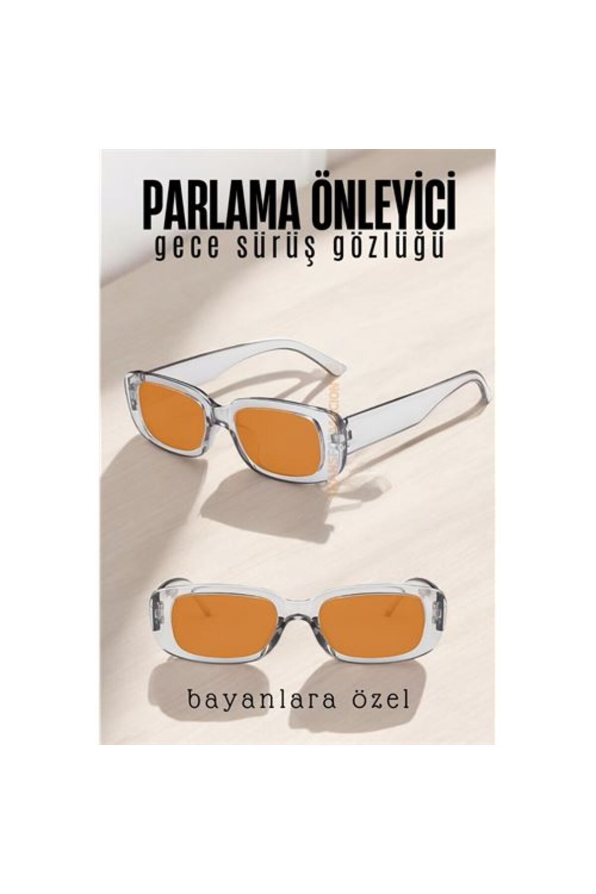 Findit Parlama Önleyici Gece Sürüş Görüş Gözlüğü Sis Far Işık Önleyici Anti-fog Gözlük