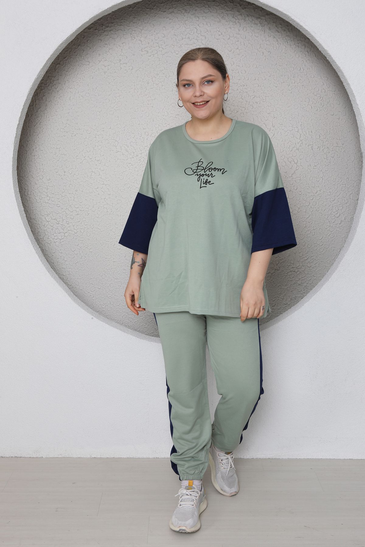 sleeproom-SET DE PANTALONI DE ANTRENAMENT DE MĂRIME MARE FEMEI 3