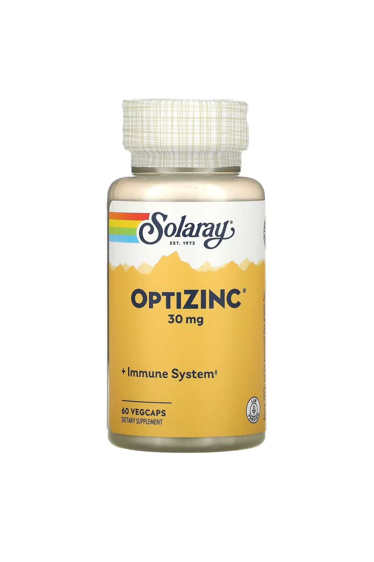 Solaray-Optizinc 30mg - Vitamin B-6 and Zinc Monomethionine 1