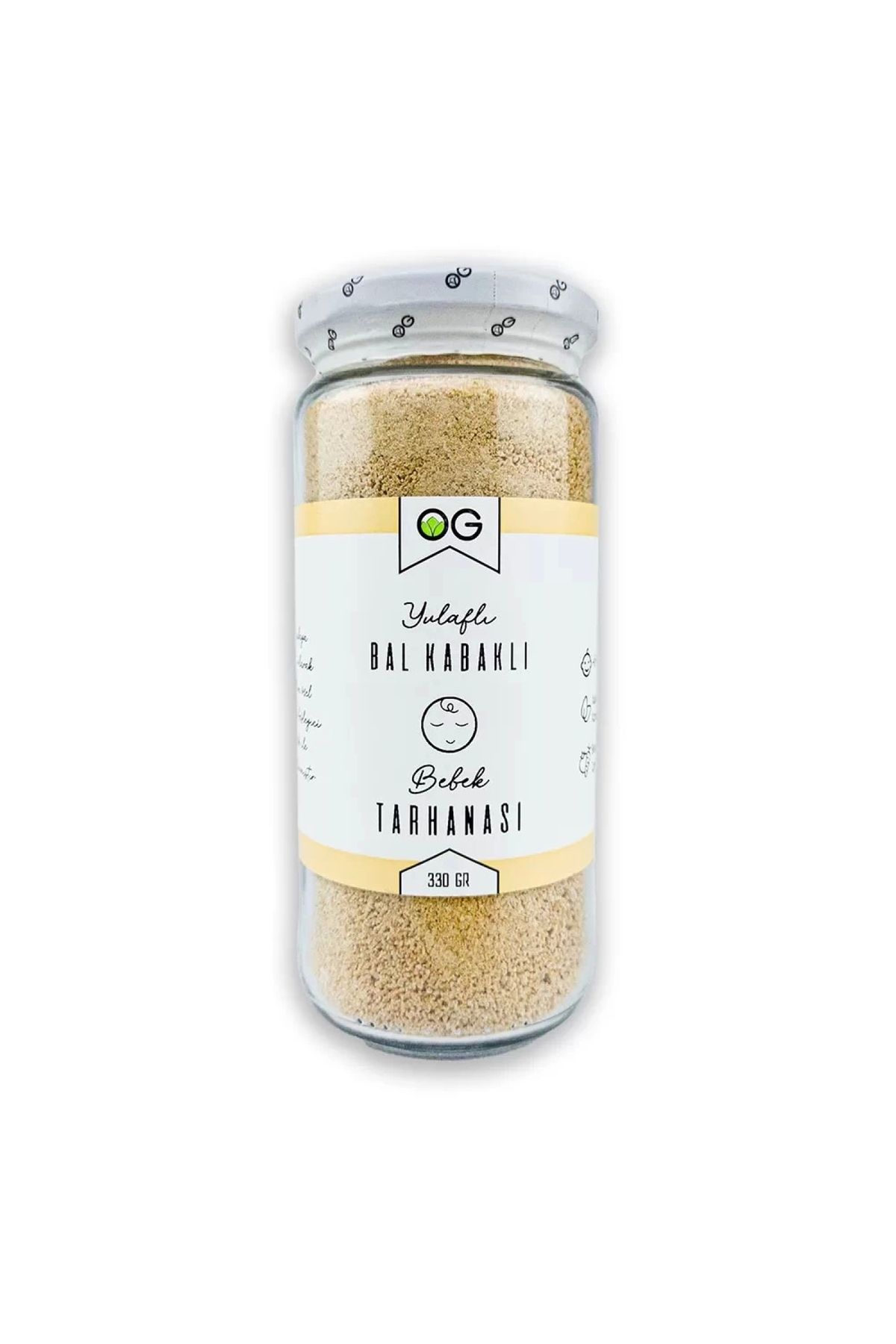 OG natural Organik Yulaflı Bal Kabaklı Bebek Tarhanası 330 gr