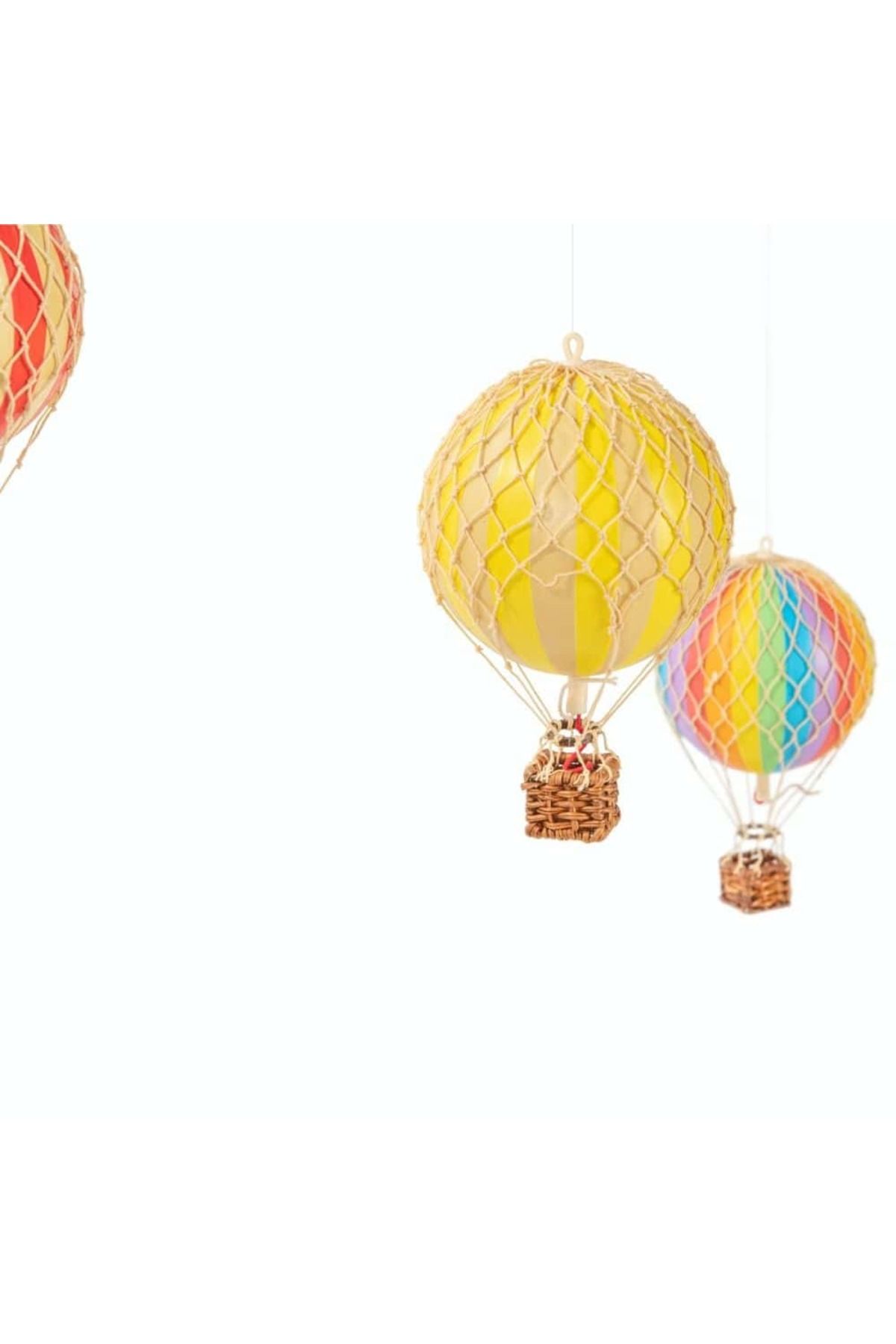 Authentic 1928-Hot Air Balloon Decoration Set, Authentic Models, Silver, 66.50x8.80x85 Cm 5