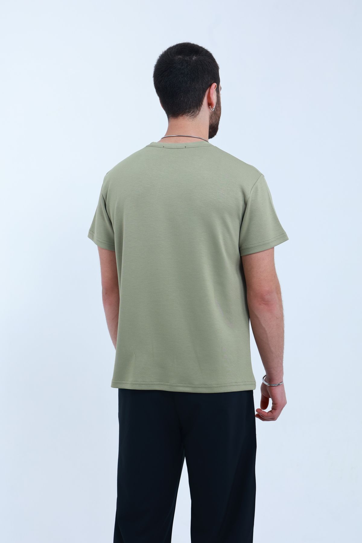 TKT-Unisex Modal Fabric T-Shirt, Textured Regular Fit and Smooth Fabric Surface 5