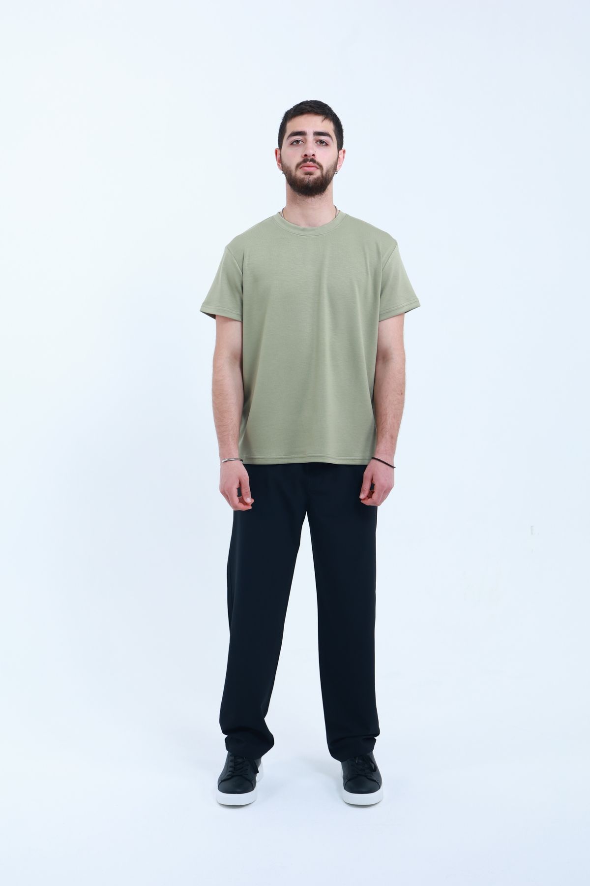 TKT-Unisex Modal Fabric T-Shirt, Textured Regular Fit and Smooth Fabric Surface 2