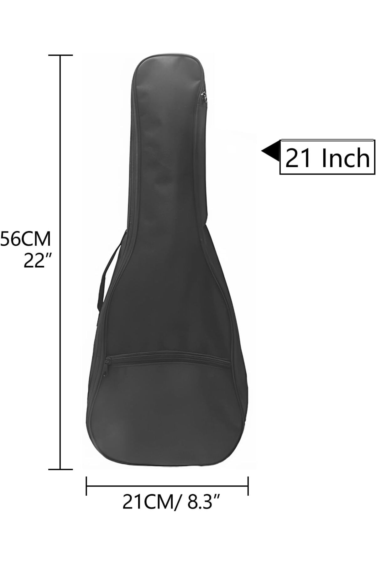 VipDeluXe Musiin 21 inç Ukulele Askılı Kılıf Çanta fotoğrafı 2 (önizleme)