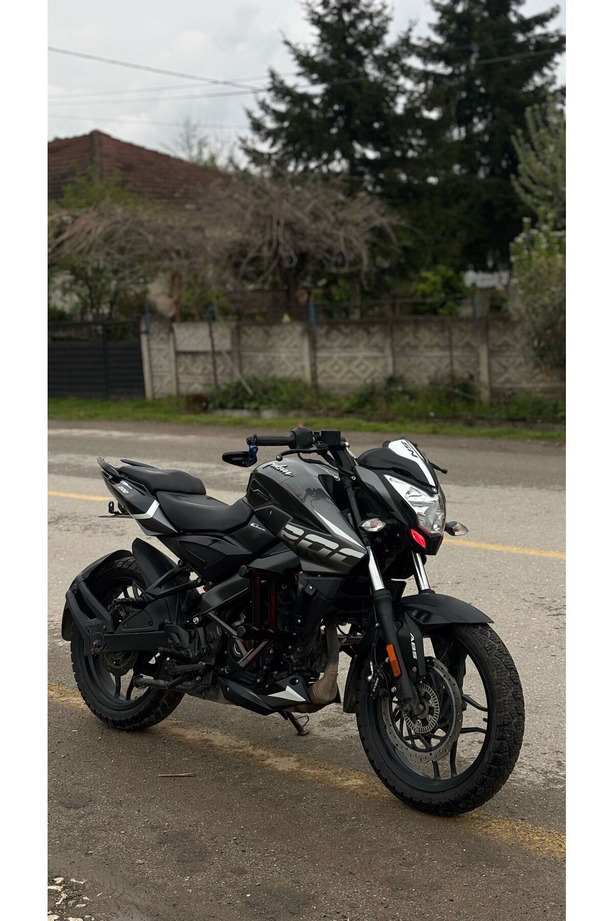 Hamza Motors Bajaj Pulsar NS200 uyumlu Ön Koruma Demiri(Siyah)
