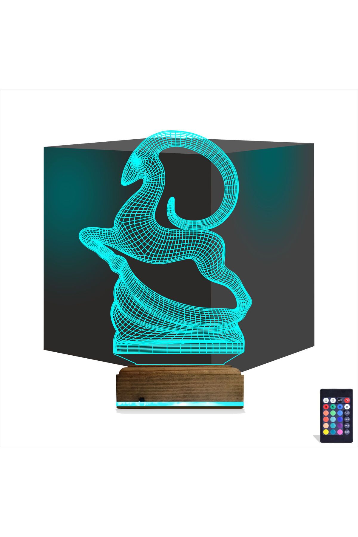 Kirppi 3d Lamba Koç Burç Masa Gece Lambası