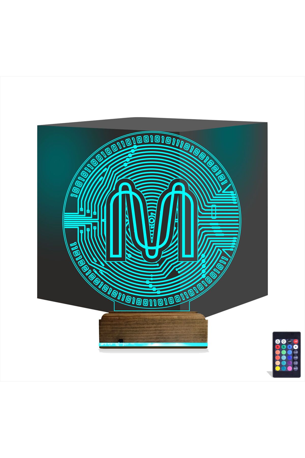 Kirppi 3d Lamba Crypto Mina Coin Masa Gece Lambası