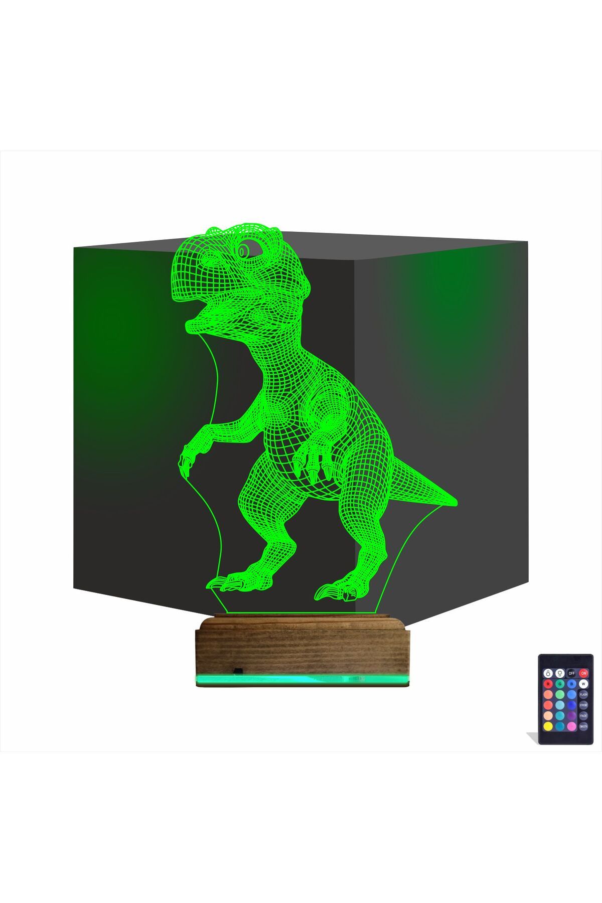 Kirppi 3d Lamba Dinozor V1 Masa Gece Lambası