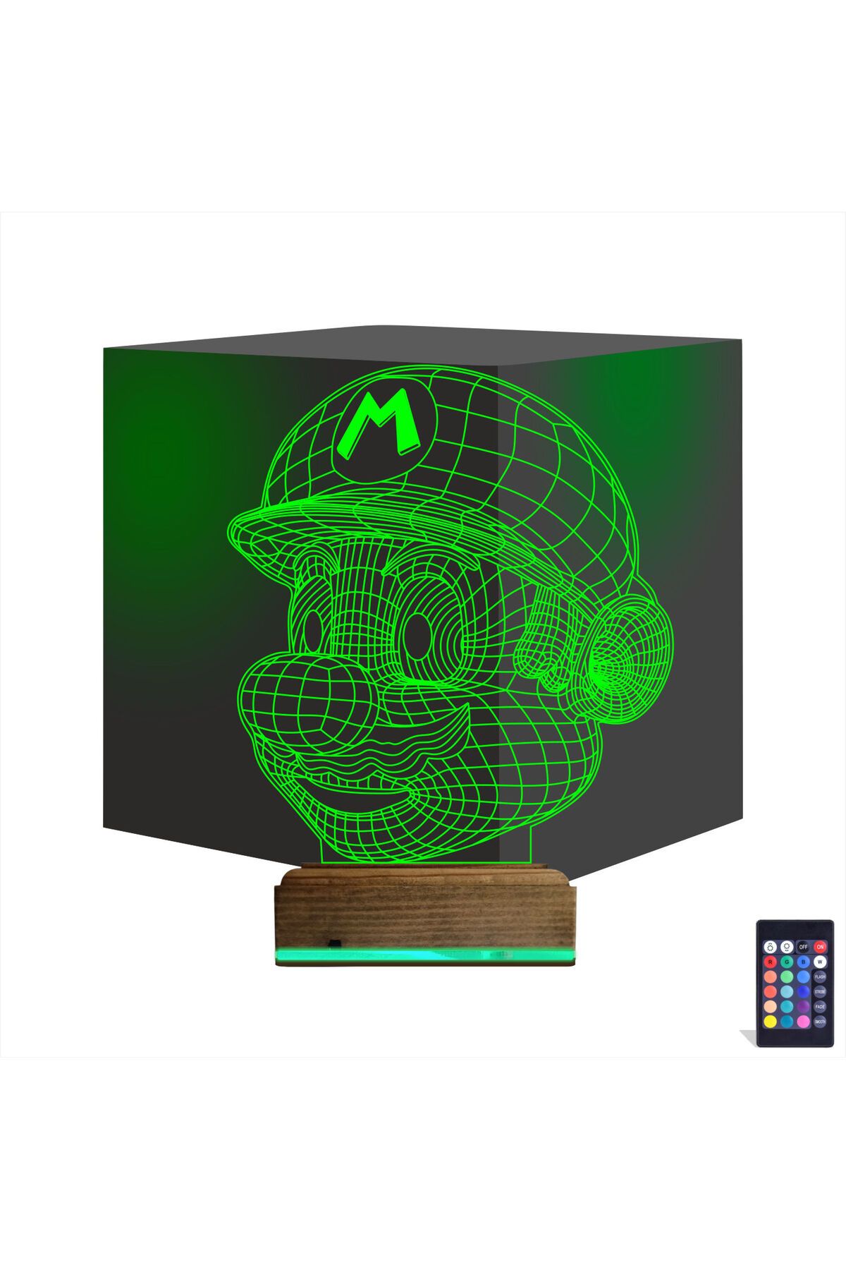 Kirppi 3d Lamba Super Mario Masa Gece Lambası